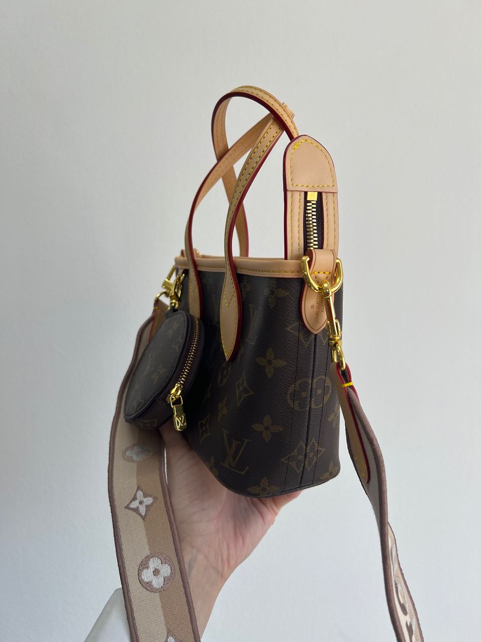 Louis Vuitton Monogram Neverfull BB Beige - 5