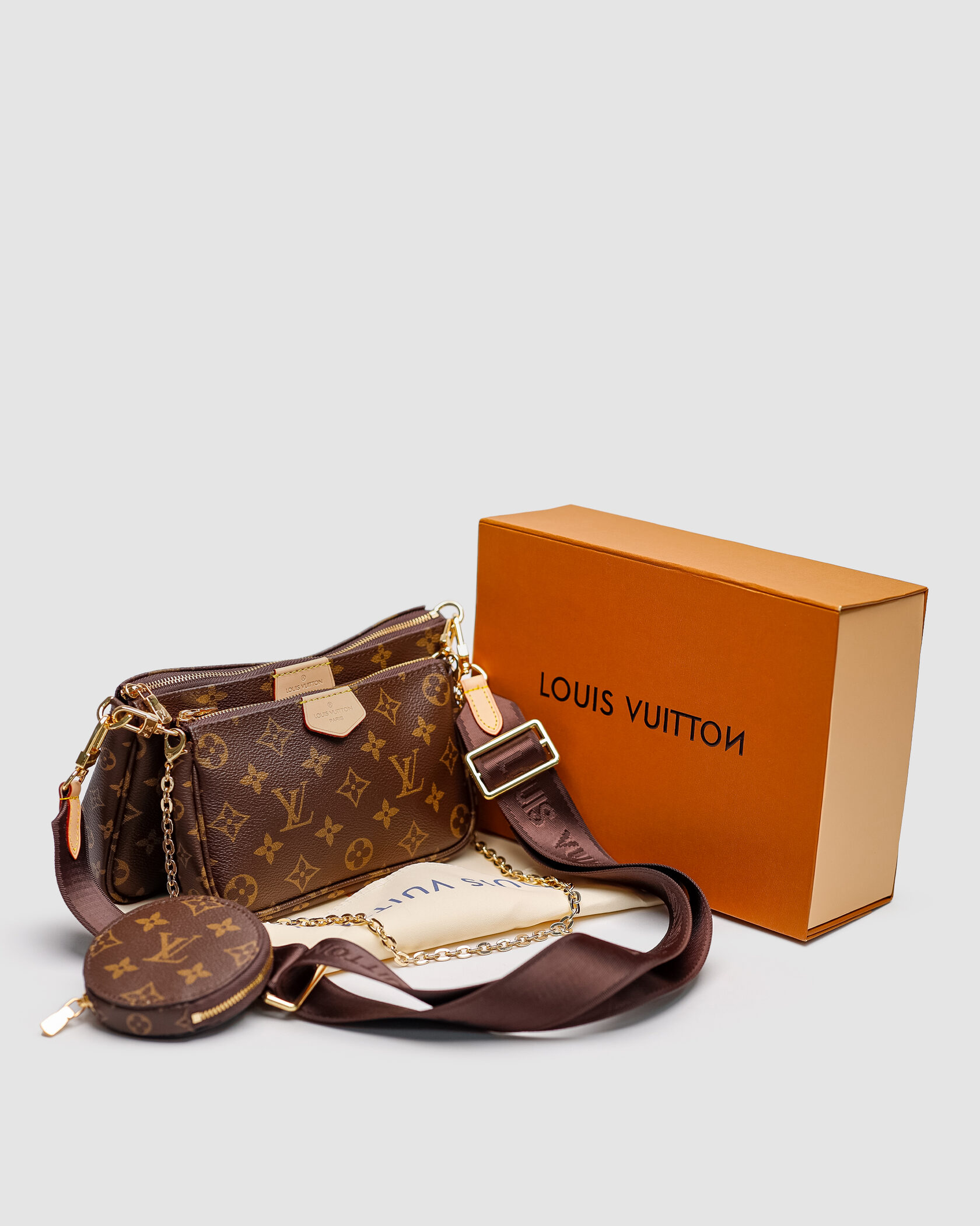 Louis Vuitton Multi Pochette Brown/Brown - 2
