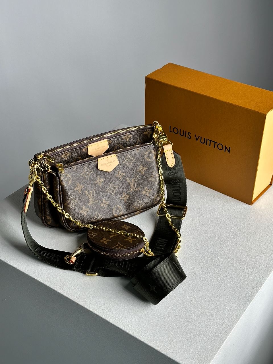 Louis Vuitton Multi Pochette Brown/Green - 3