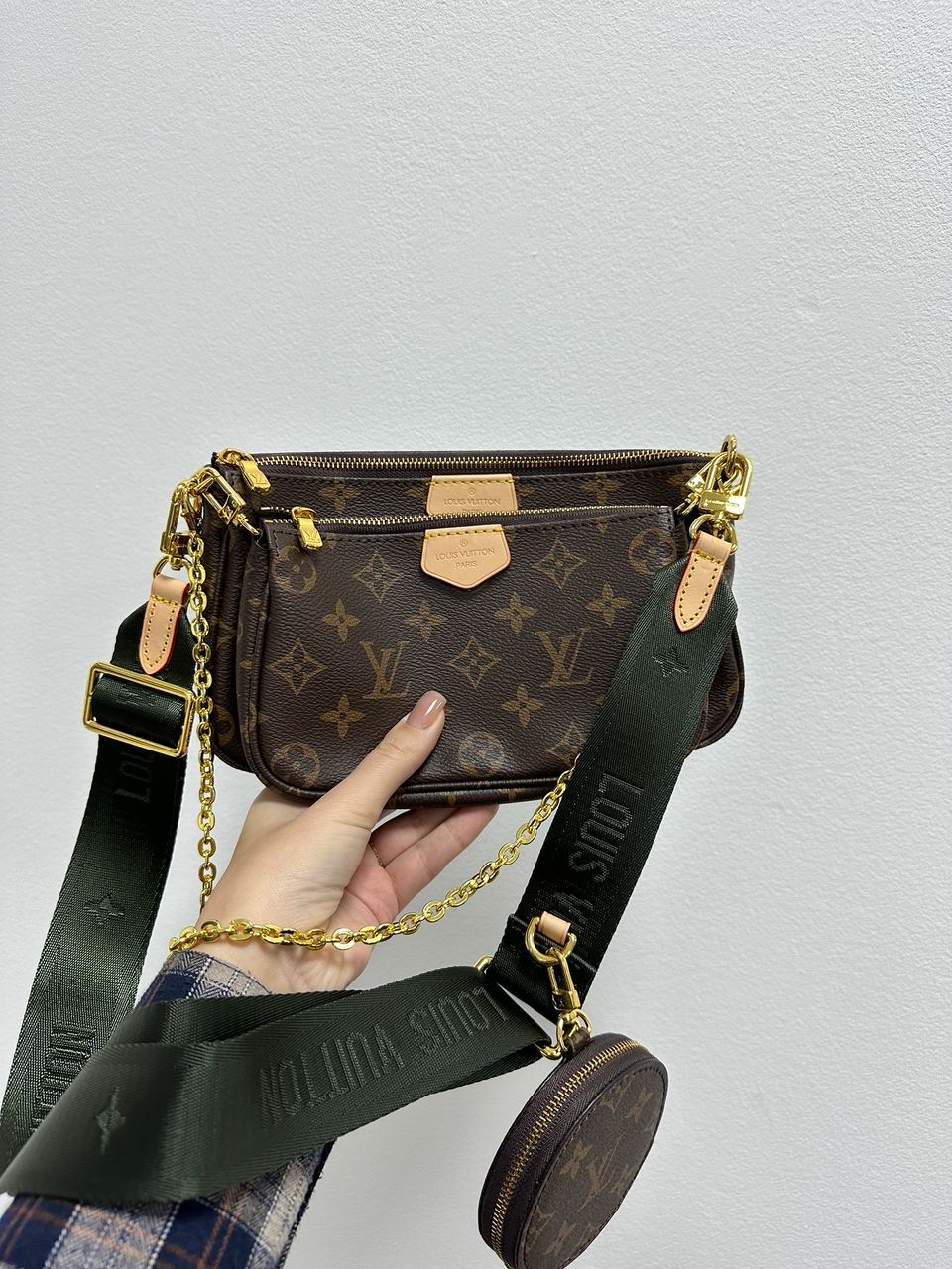 Louis Vuitton Multi Pochette Brown/Green - 5