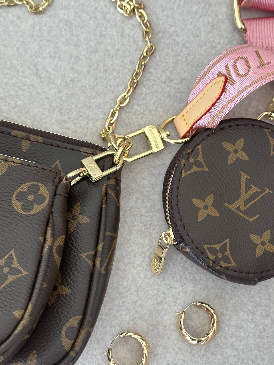 Louis Vuitton Multi Pochette Brown/Pіnk - 6