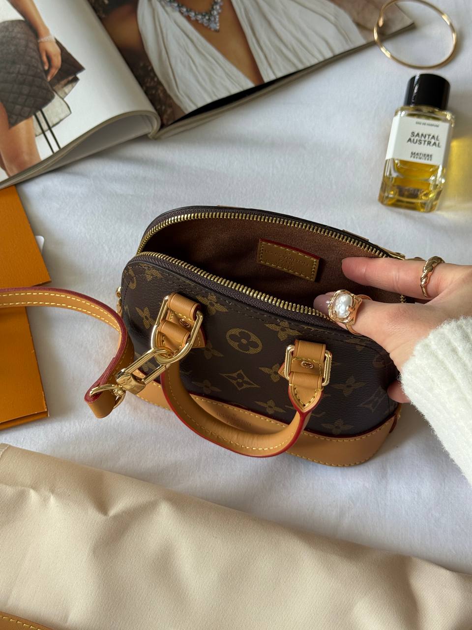 Louis Vuitton Nano Alma Bag Damier Ebene Canvas - 16