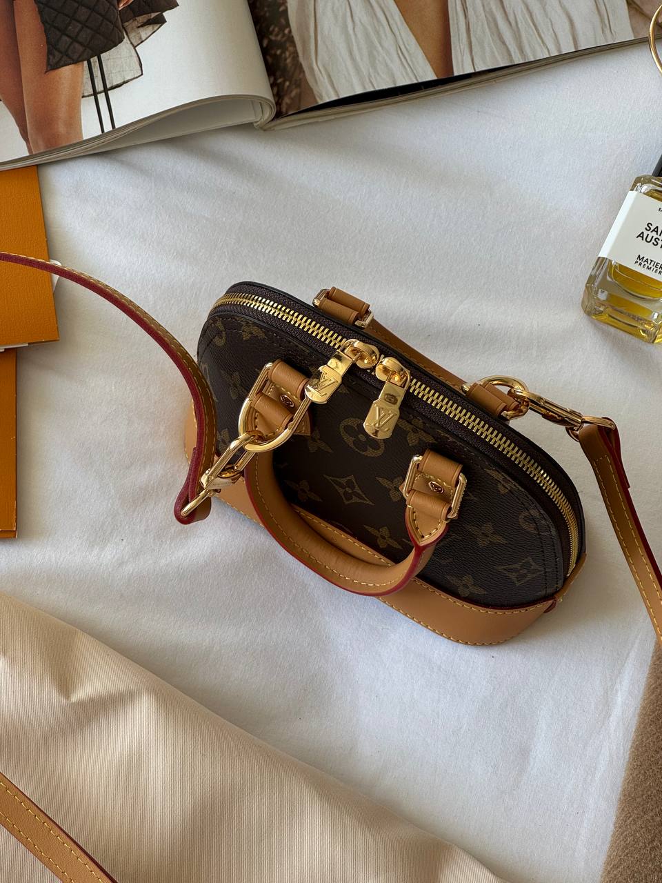 Louis Vuitton Nano Alma Bag Damier Ebene Canvas - 17