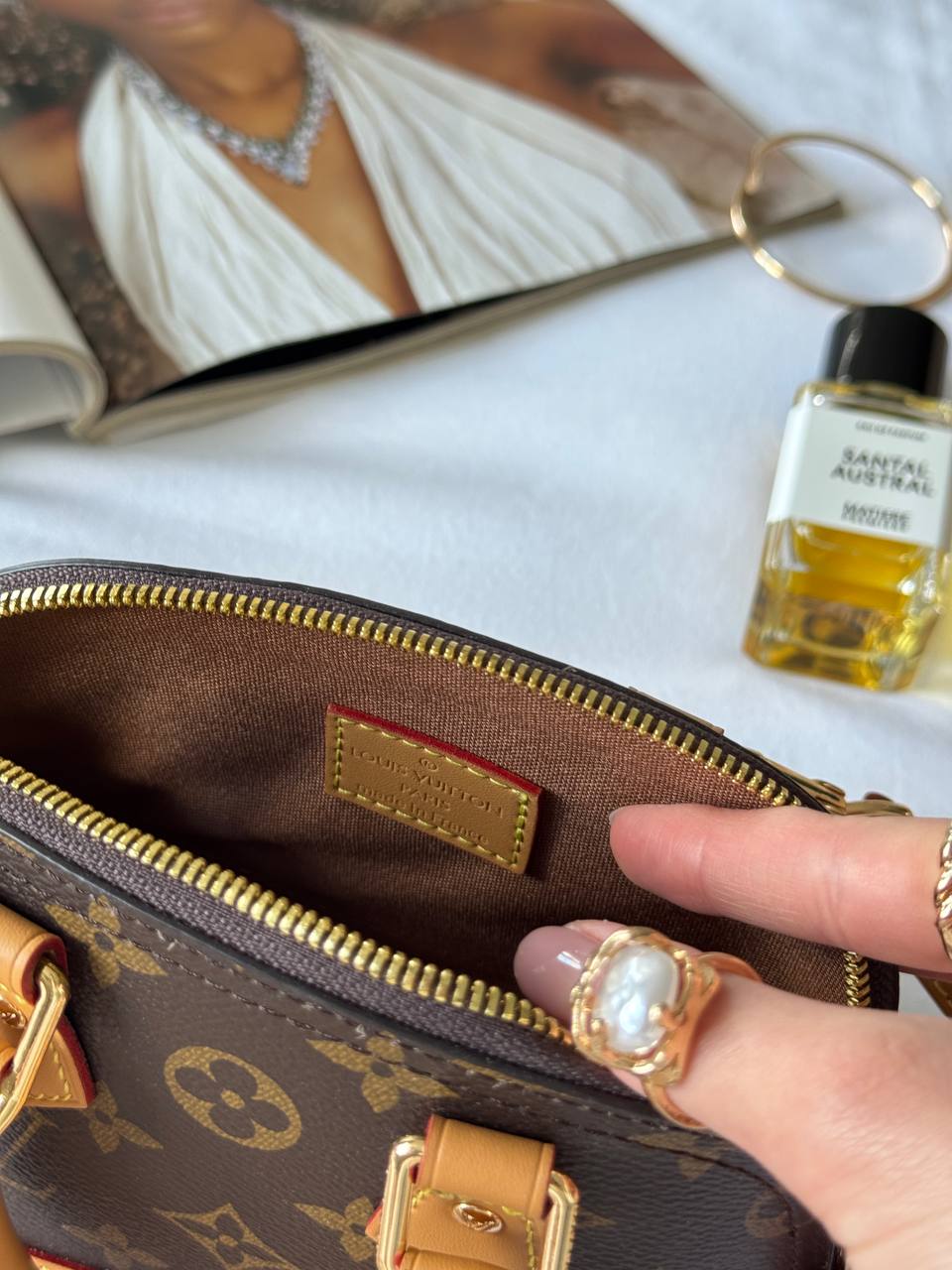 Louis Vuitton Nano Alma Bag Damier Ebene Canvas - 18