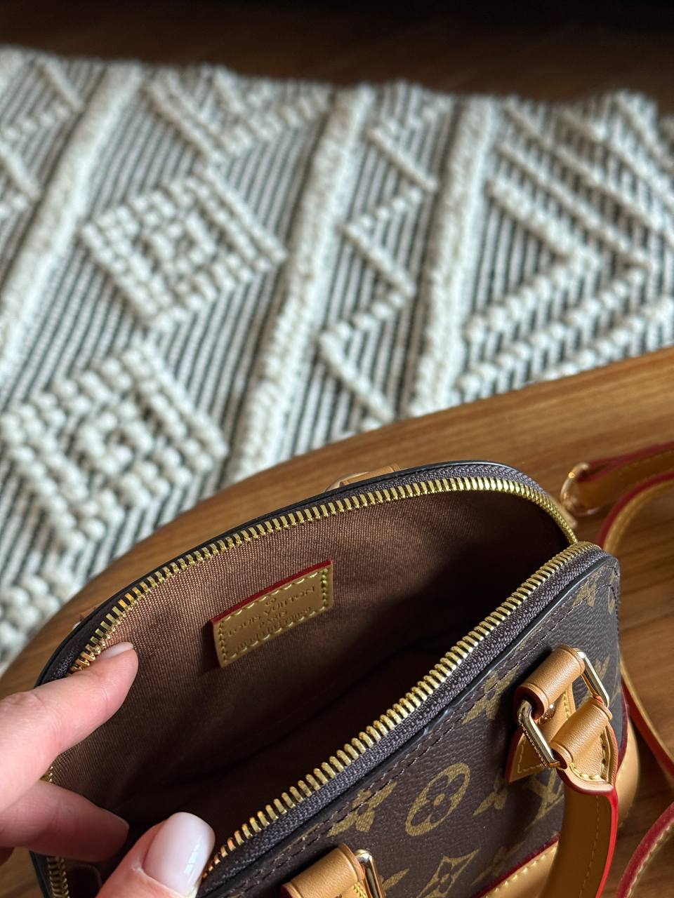 Louis Vuitton Nano Alma Bag Damier Ebene Canvas - 19