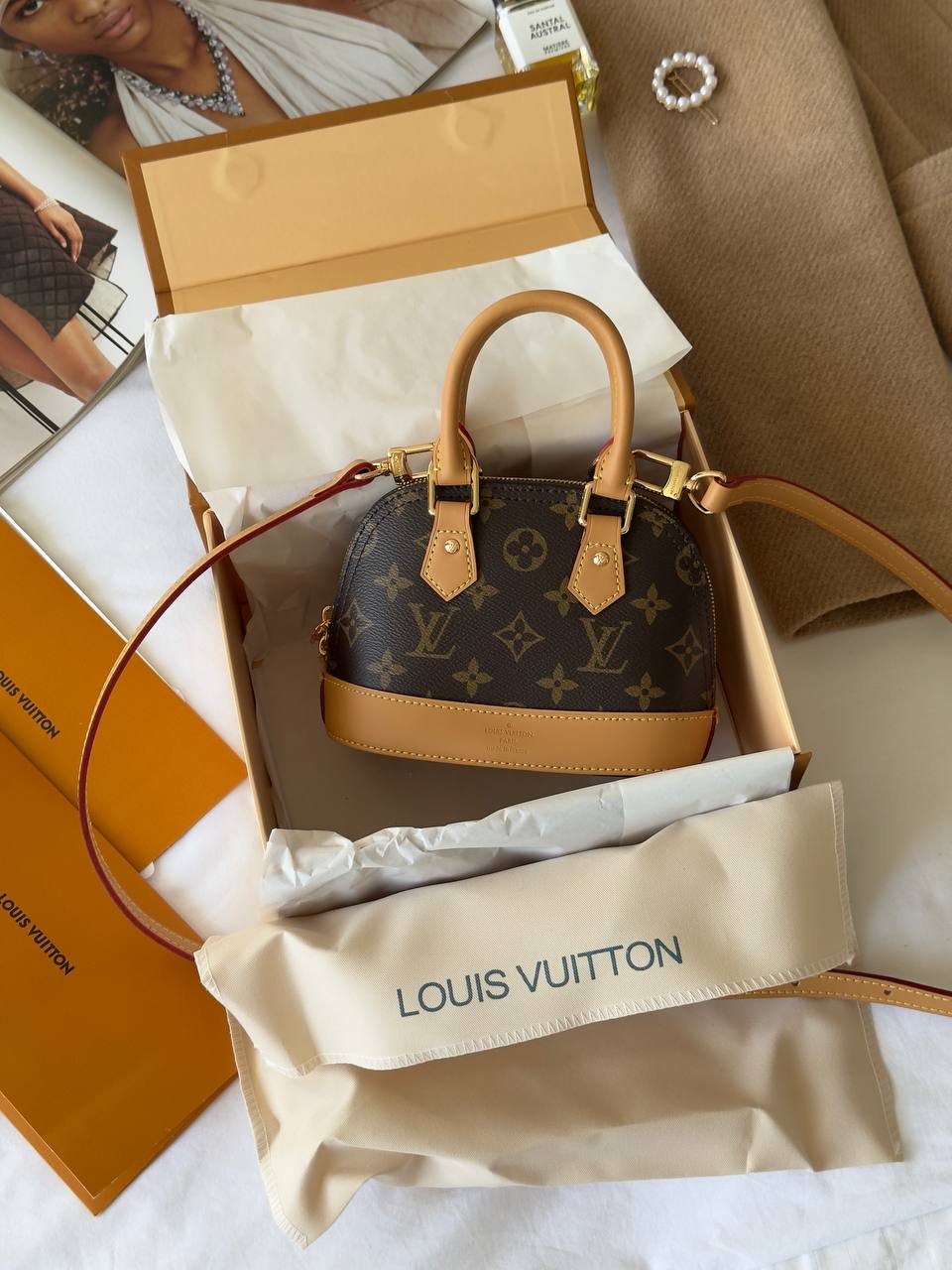 Louis Vuitton Nano Alma Bag Damier Ebene Canvas - 2