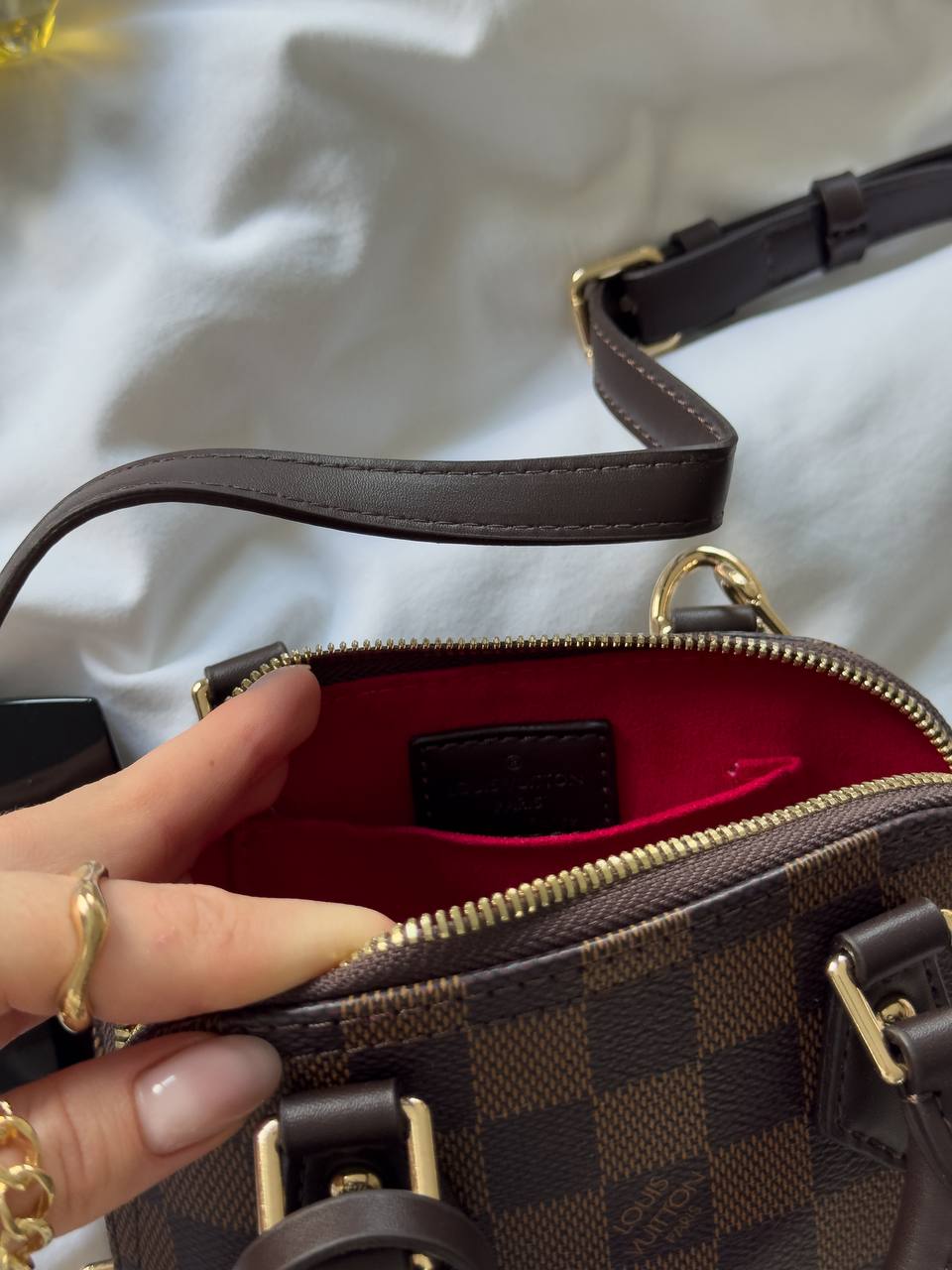 Louis Vuitton Nano Alma Bag Damier Ebene Canvas - 11