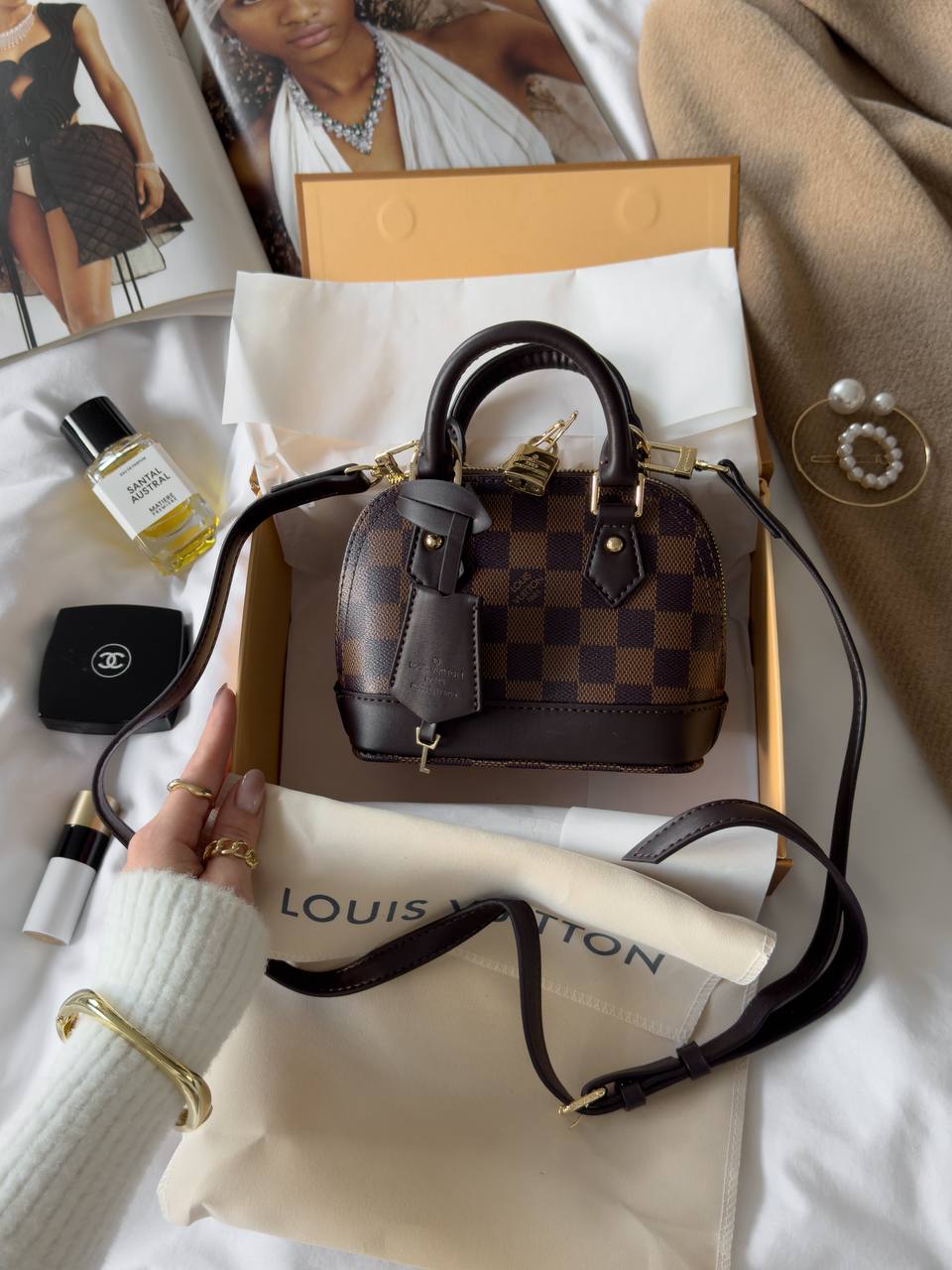 Louis Vuitton Nano Alma Bag Damier Ebene Canvas - 4