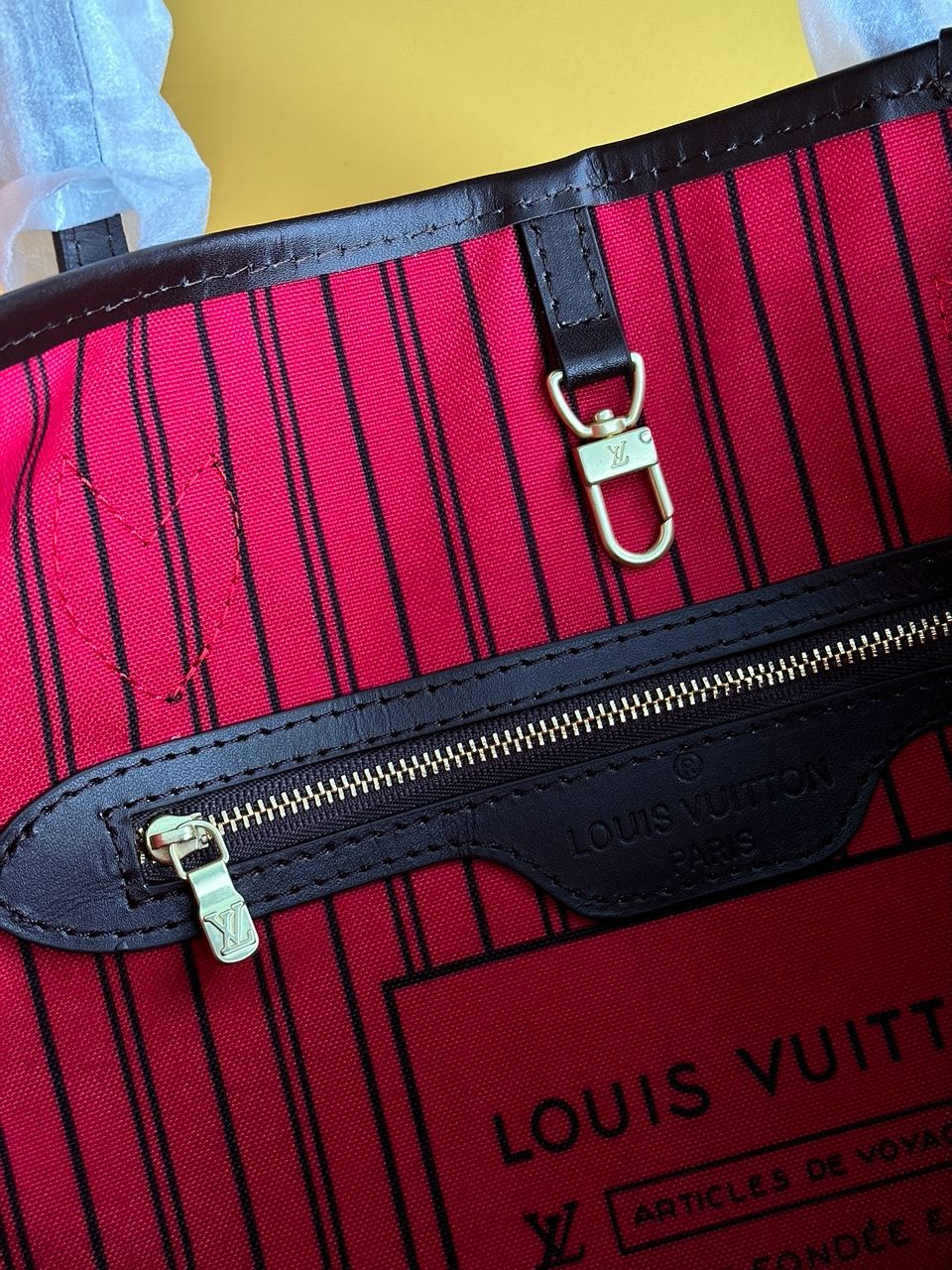 Louis Vuitton Neverfull MM Damier Ebene - 16