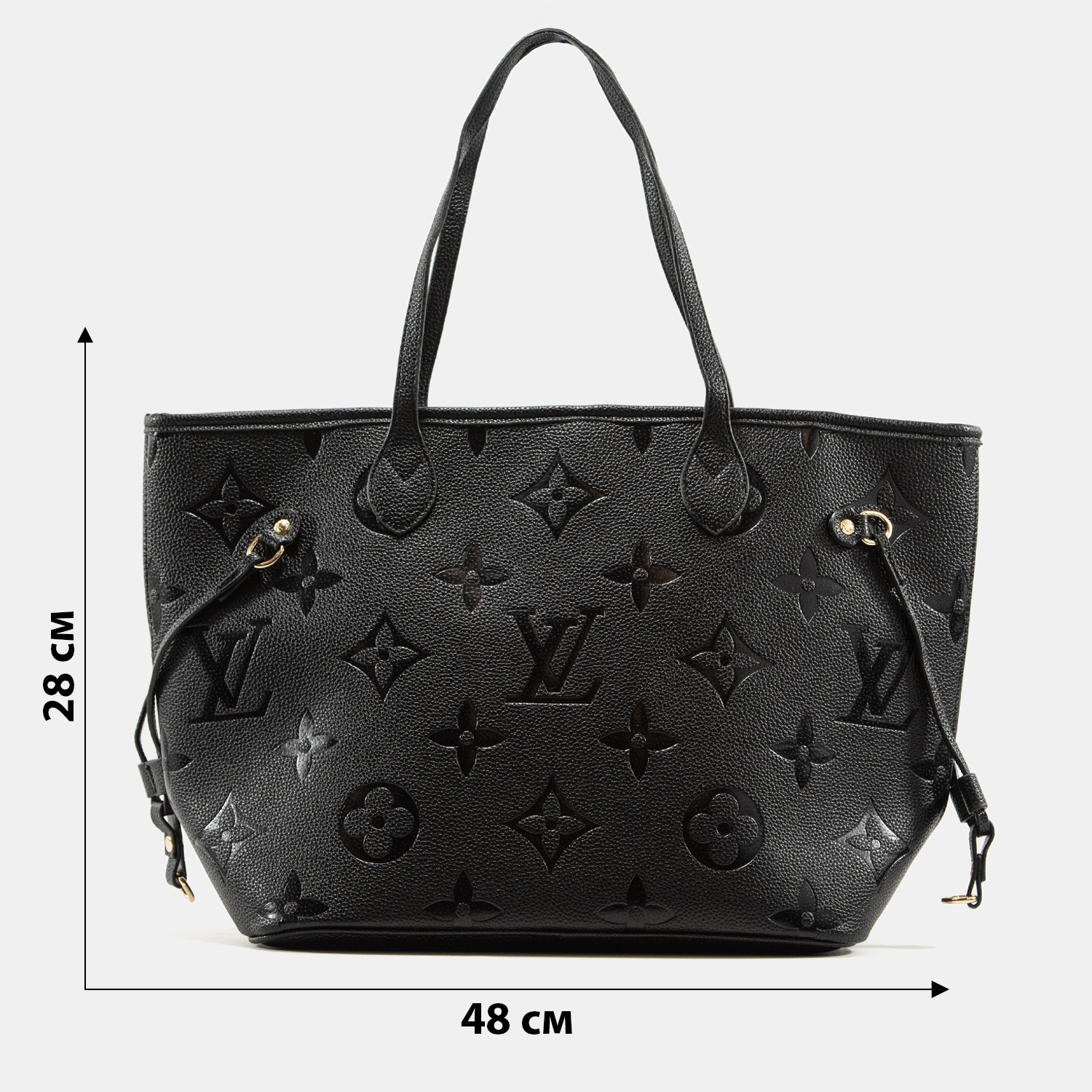Louis Vuitton Neverfull MM Monogram Empreinte Black - 3