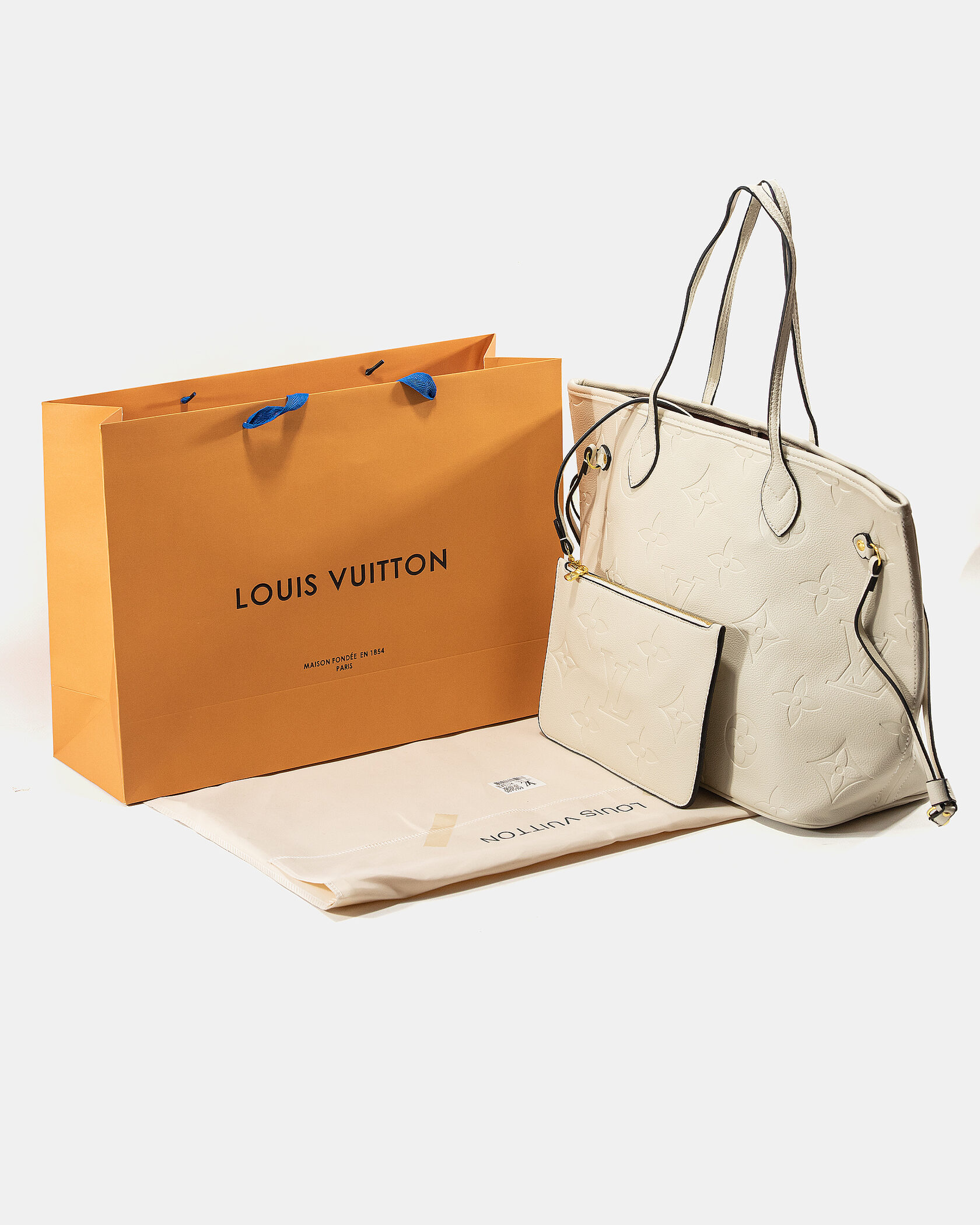 Louis Vuitton Neverfull MM Monogram Empreinte Milk - 2