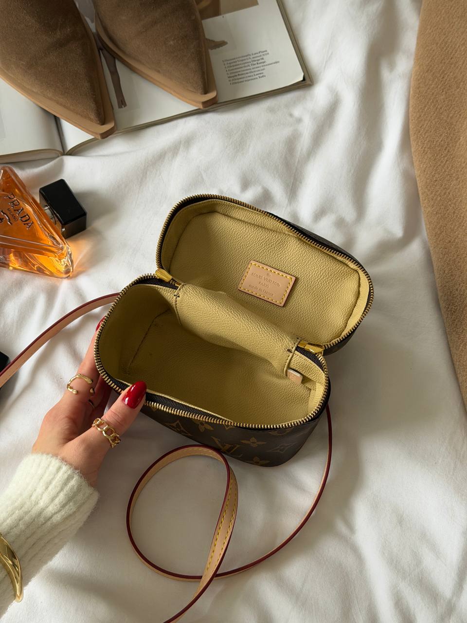 Louis Vuitton Nice Nano Toiletry Pouch in the classic monogram canvas - 11