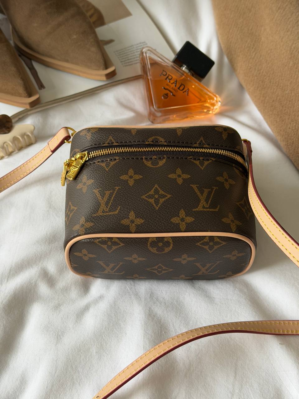 Louis Vuitton Nice Nano Toiletry Pouch in the classic monogram canvas - 9