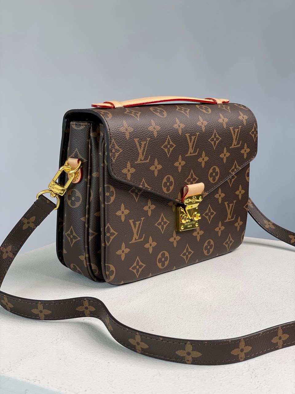 Louis Vuitton Pochette M?tis Brown Monogram Coated Canvas Gold Hardware - 5