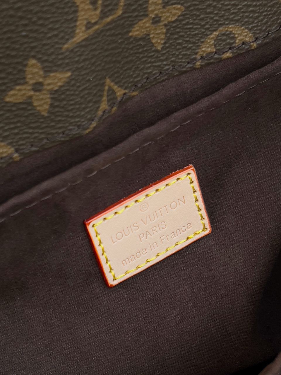 Louis Vuitton Pochette Métis Brown Monogram Coated Canvas Gold - 23