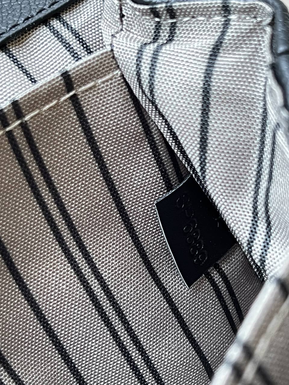 Louis Vuitton Pochette Metis Black Monogram Empreinte Leather - 17