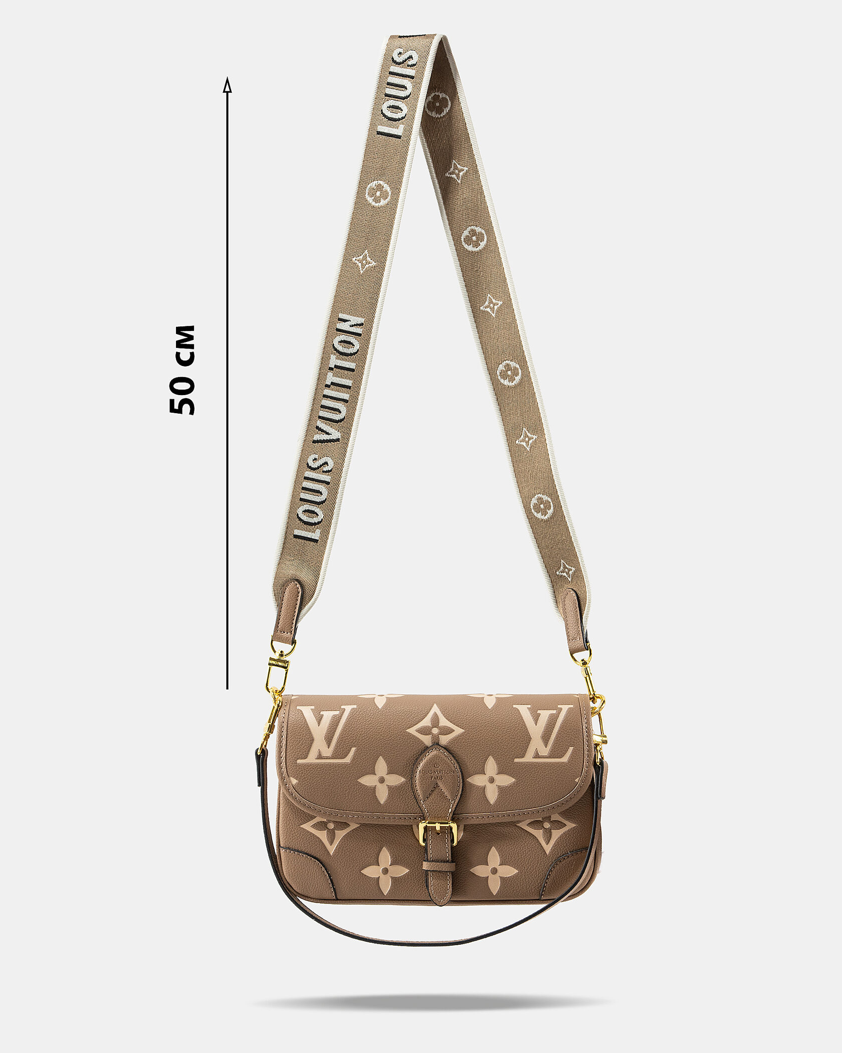 Louis Vuitton Pochette Metis in Taupe Monogram Empreinte Leather - 4
