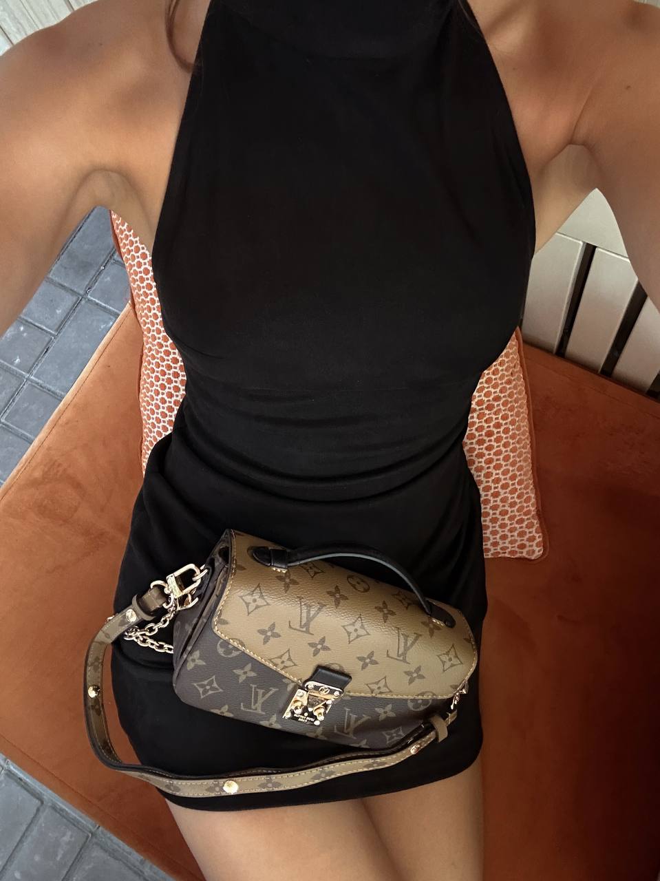 Louis Vuitton Pochette Metis Shoulder Bag Brown Leather Monogra - 3