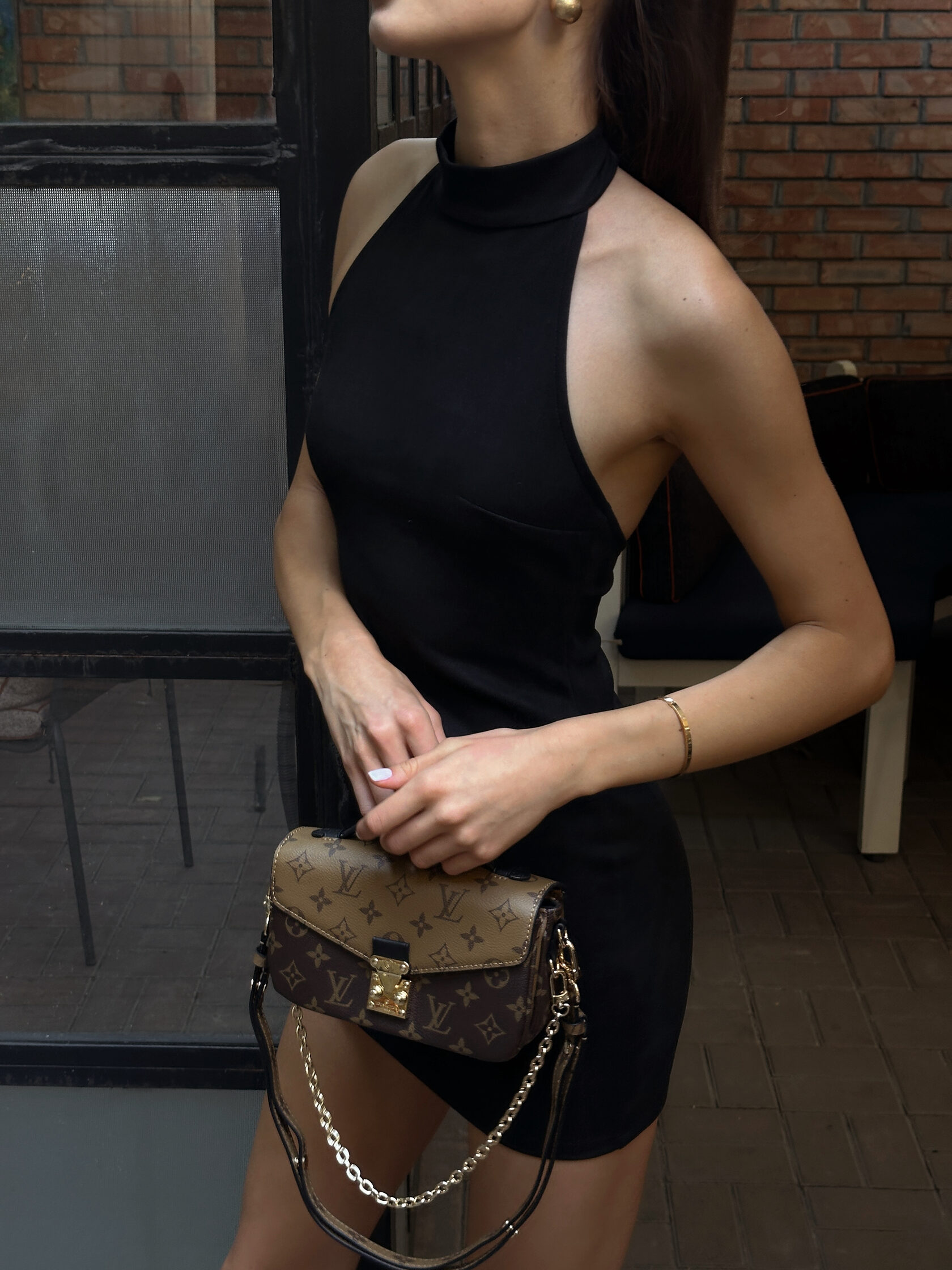 Louis Vuitton Pochette Metis Shoulder Bag Brown Leather Monogra - 6