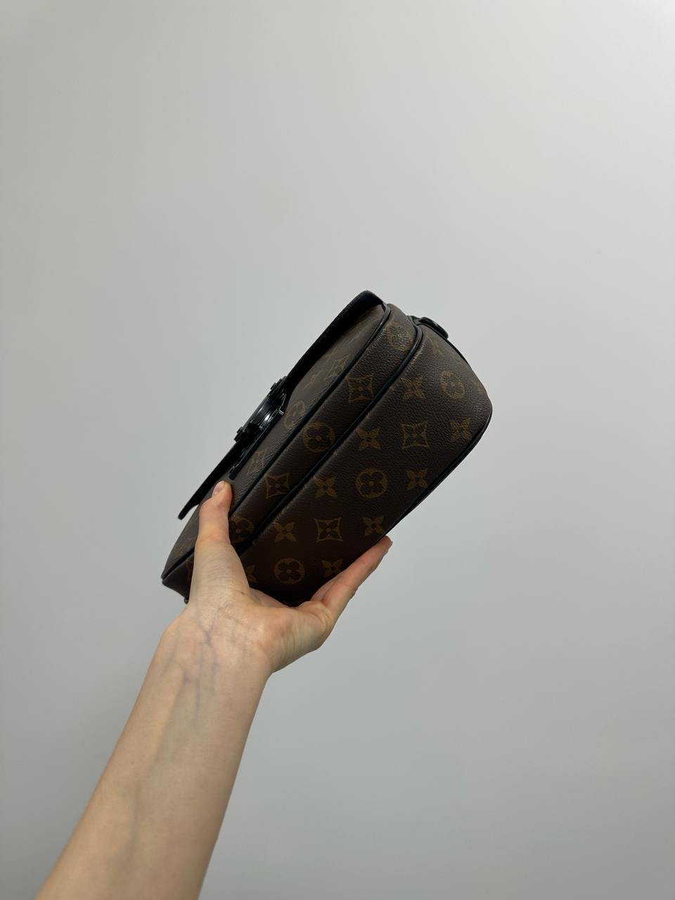 Louis Vuitton S Lock Messenger Monogram Macassar Canvas Brown - 12