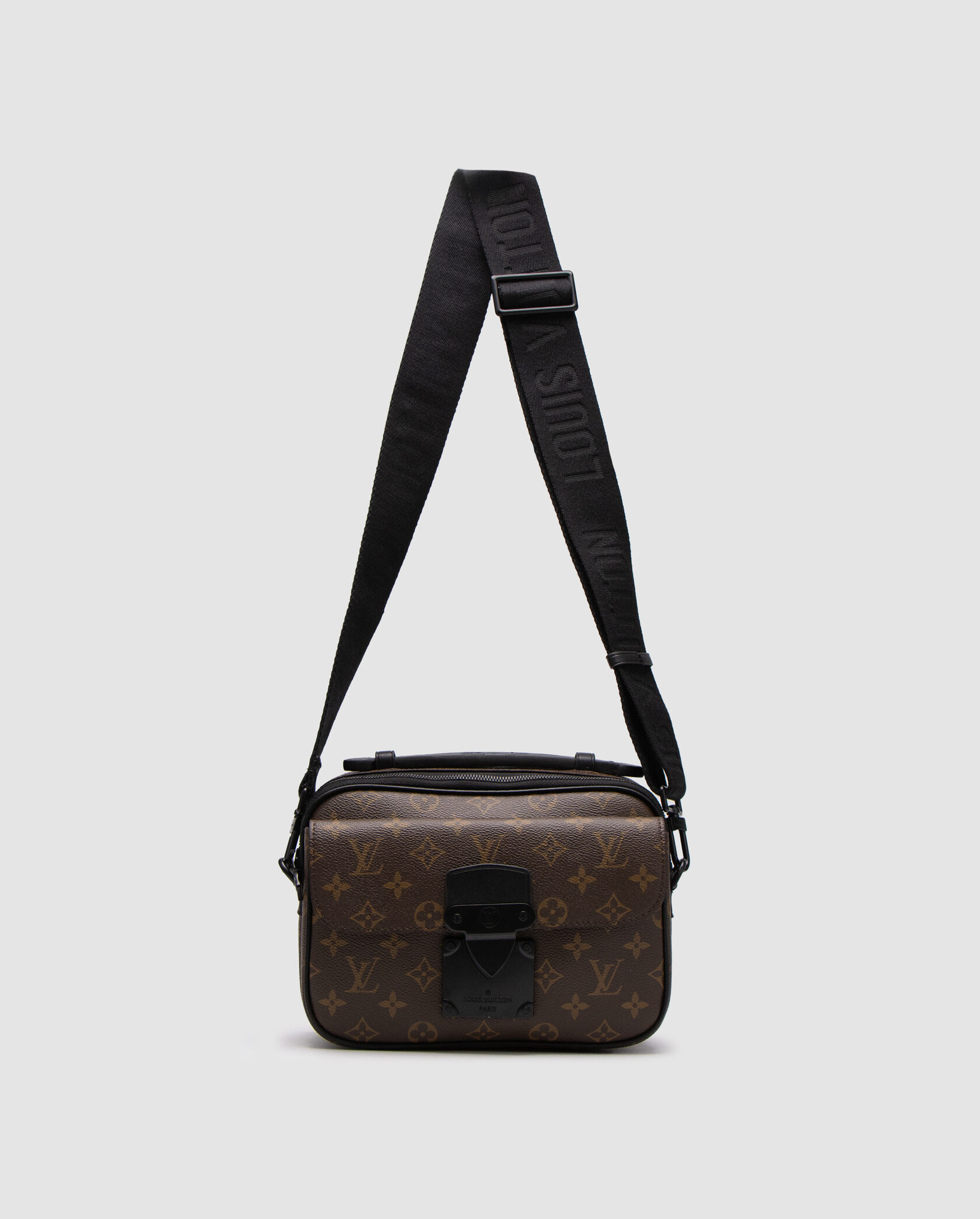 Louis Vuitton S Lock Messenger Monogram Macassar Canvas Brown - 3
