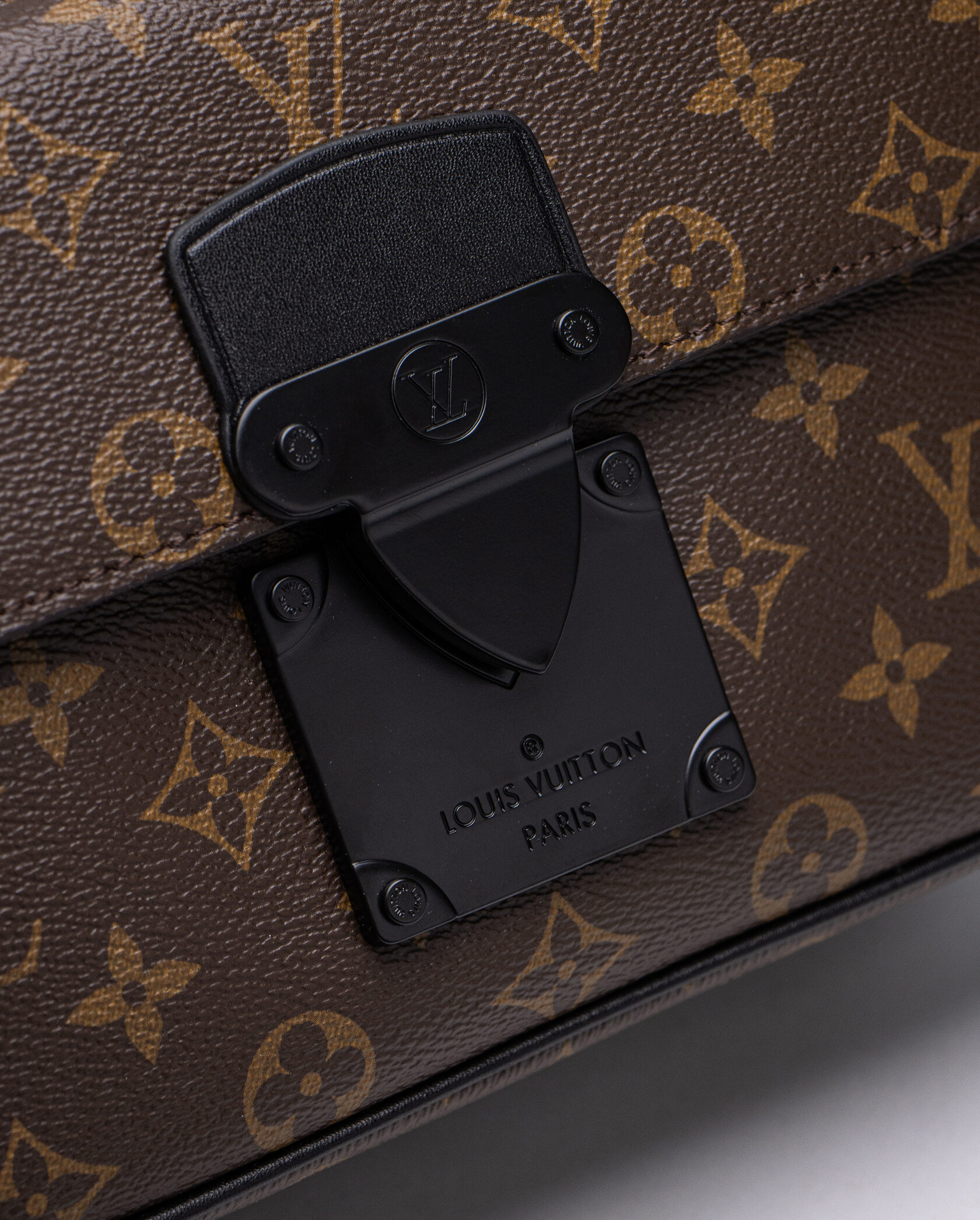Louis Vuitton S Lock Messenger Monogram Macassar Canvas Brown - 6
