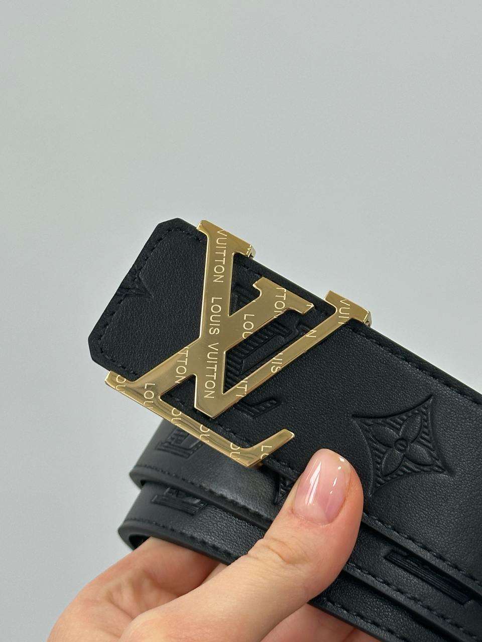 Louis Vuitton Shadow 40mm Belt Black/Gold - 7