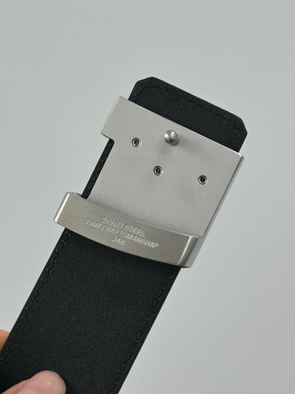 Louis Vuitton Shadow 40mm Belt Black/Silver - 14