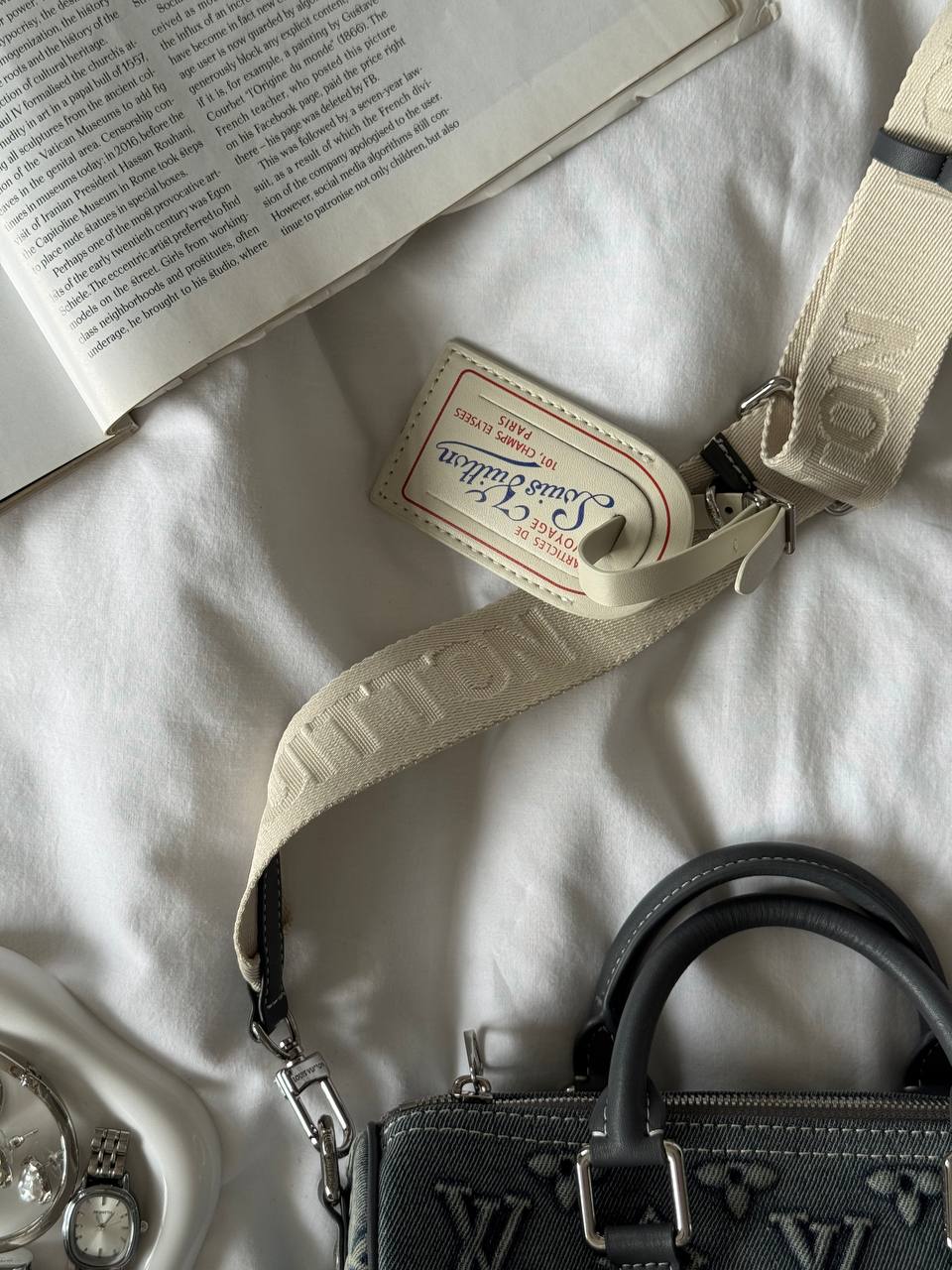 Louis Vuitton Speedy Bandoulière 25 Bag Denim Monogram - 13