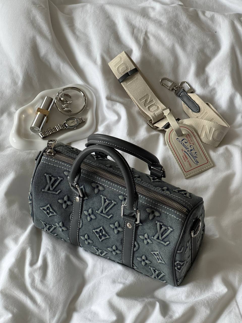 Louis Vuitton Speedy Bandoulière 25 Bag Denim Monogram - 4