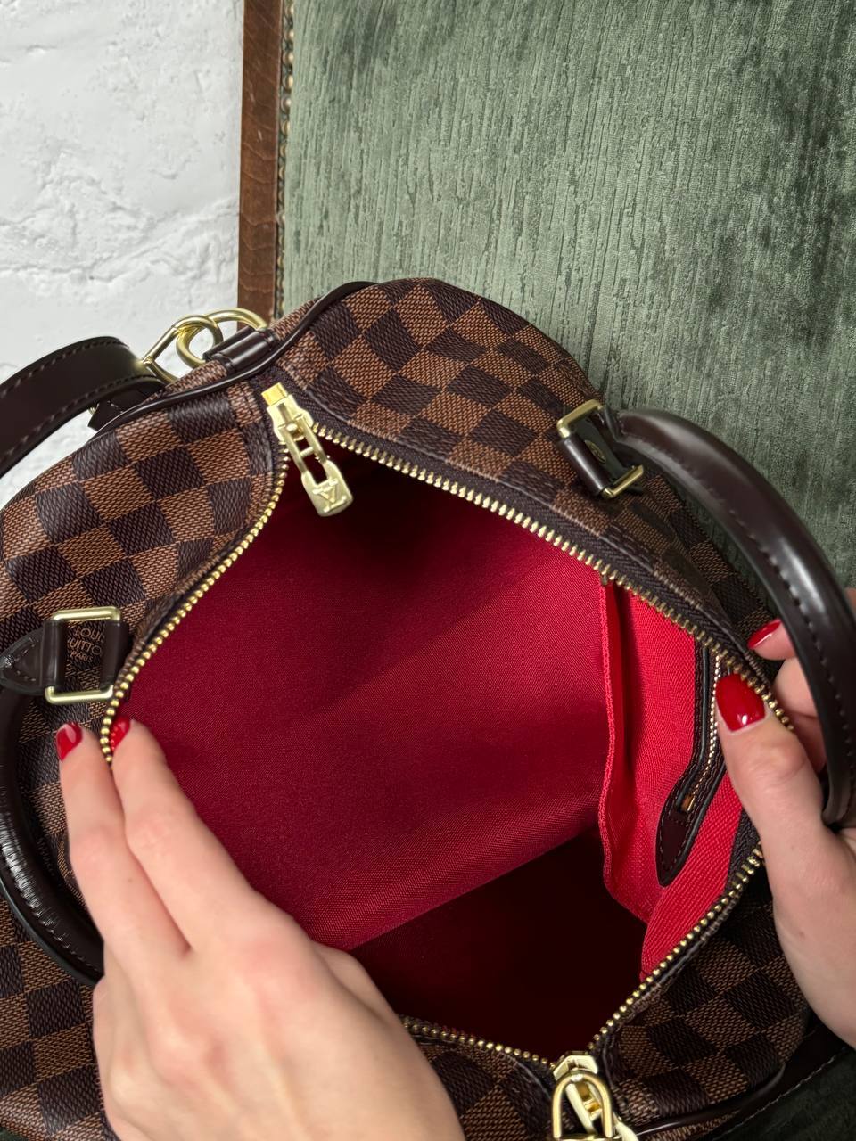Louis Vuitton Speedy Bandoulière 25 Damier Ebene - Handbags - 12