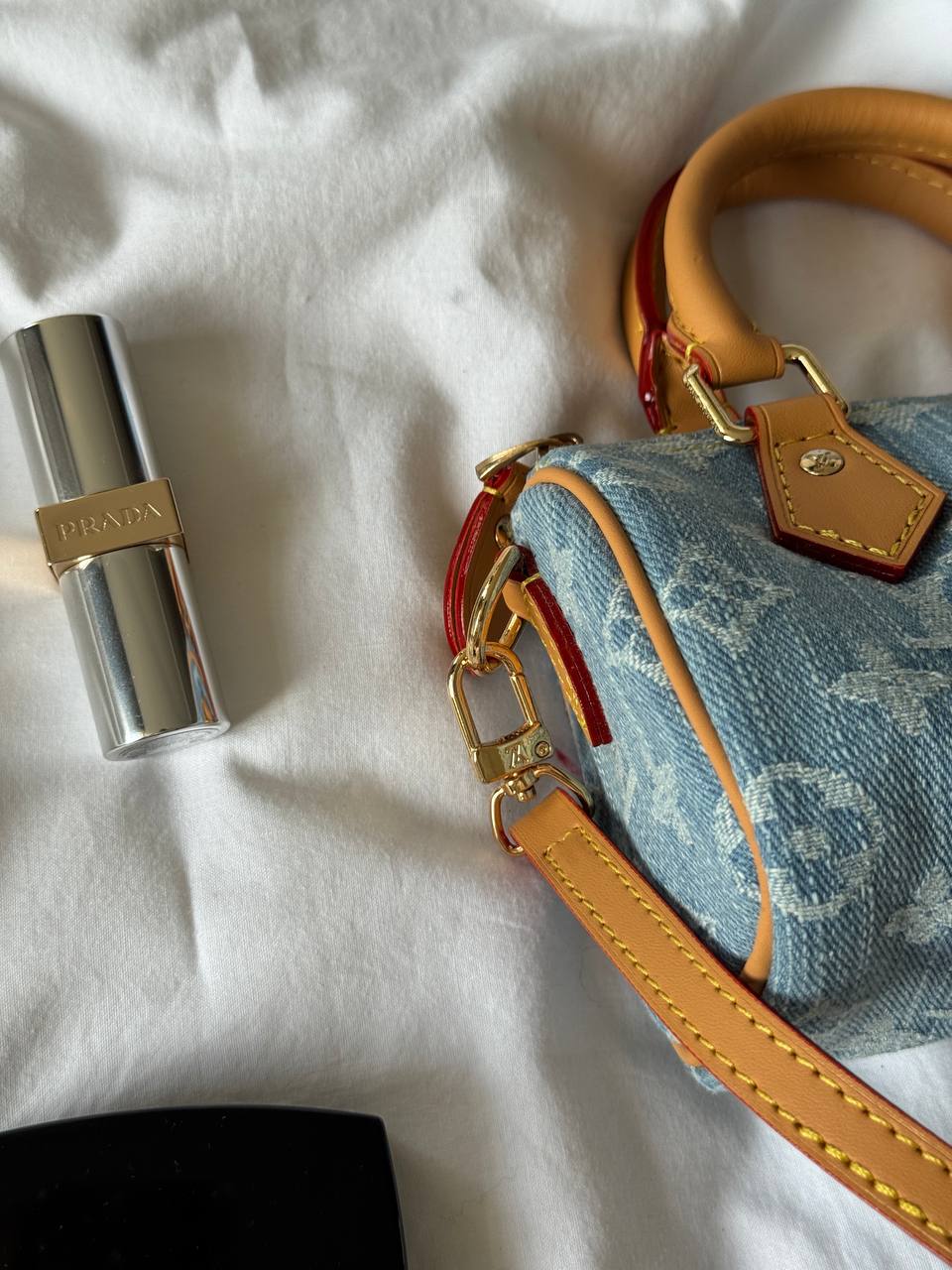 Louis Vuitton Speedy Nano Bag Denim - 15