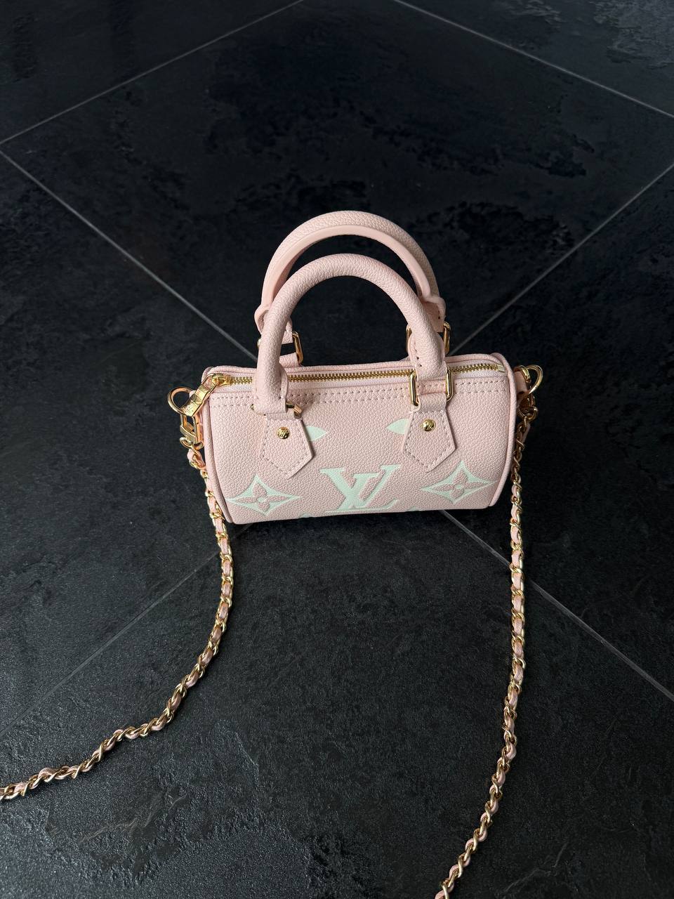 Louis Vuitton Speedy Nano Monogram Empreinte Leather Rose - 7