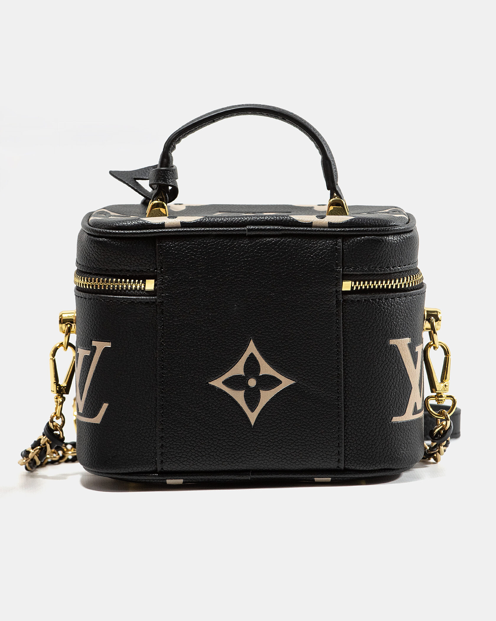 Louis Vuitton Vanity PM Bag Monogram Empreinte Leather Noir - 8