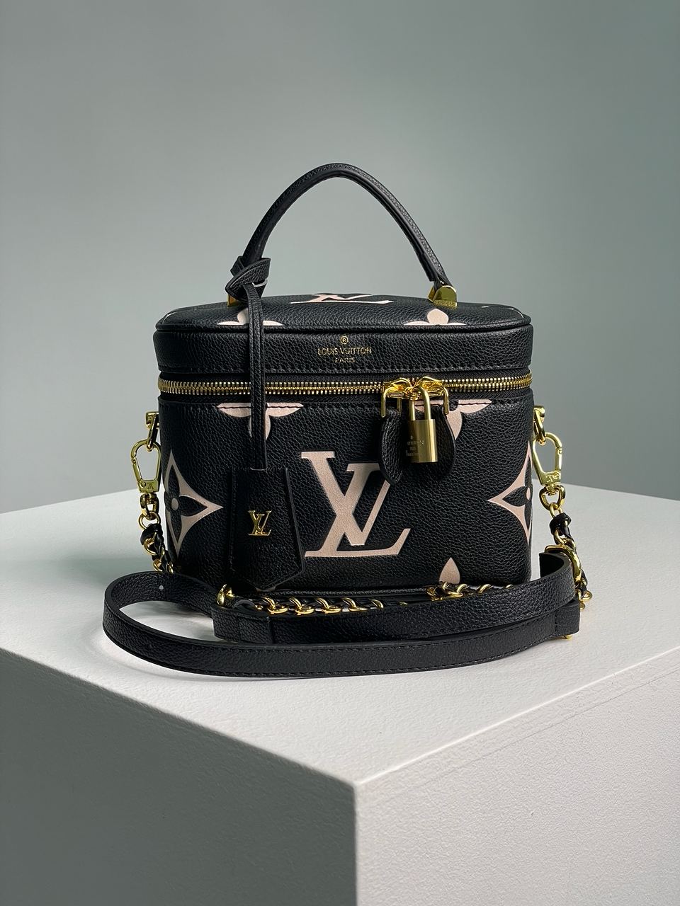 Louis Vuitton Vanity PM Bag Monogram Empreinte Leather Noir - 3