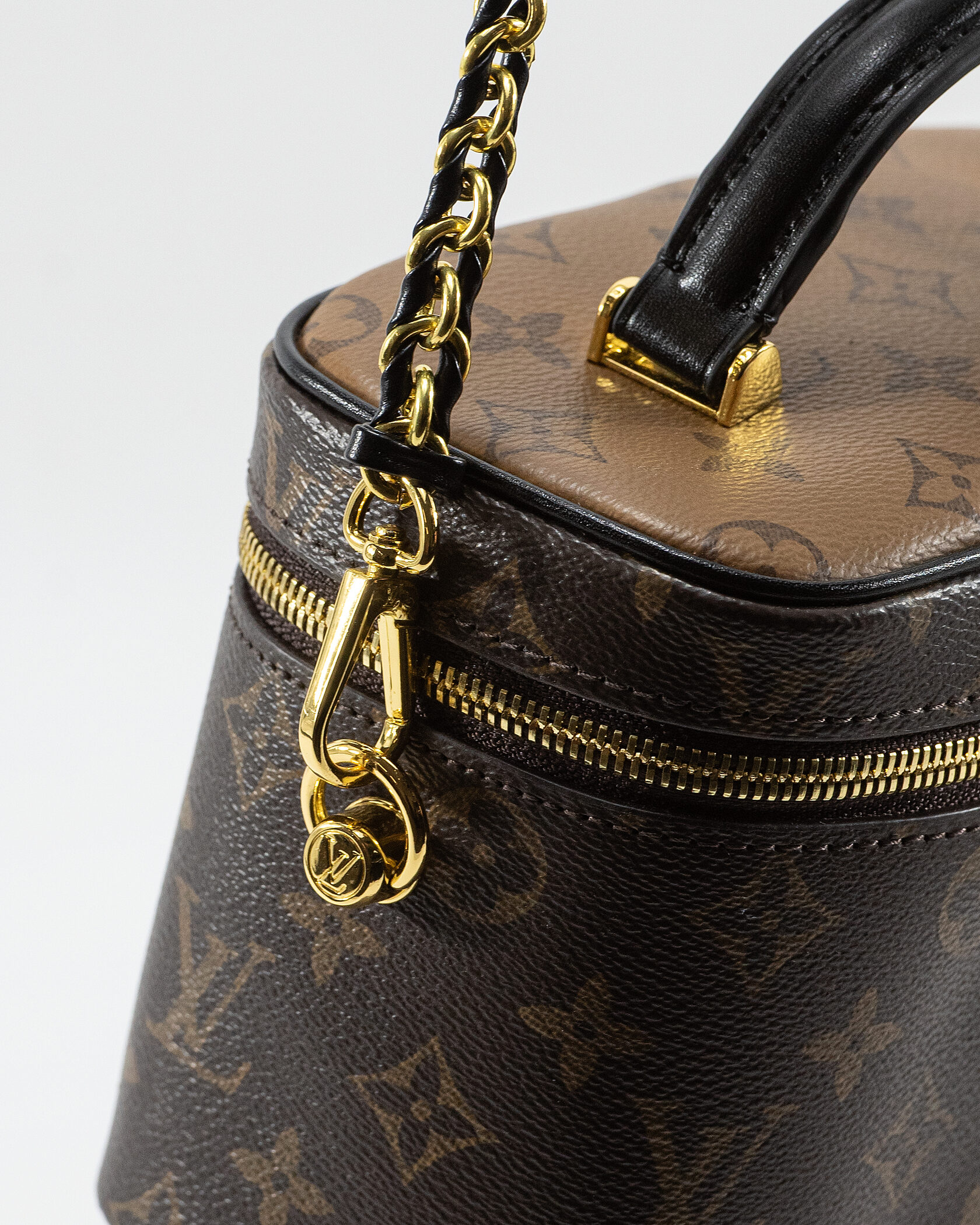 Louis Vuitton Vanity PM Bag Monogram Reverse Coated Canvas Calf - 10
