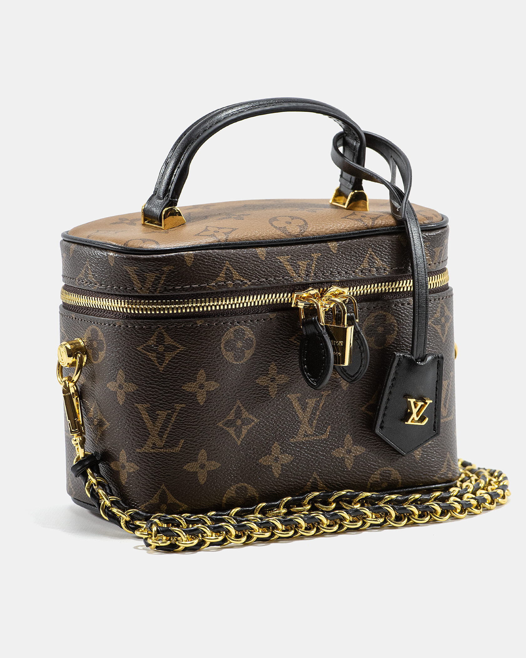 Louis Vuitton Vanity PM Bag Monogram Reverse Coated Canvas Calf - 5