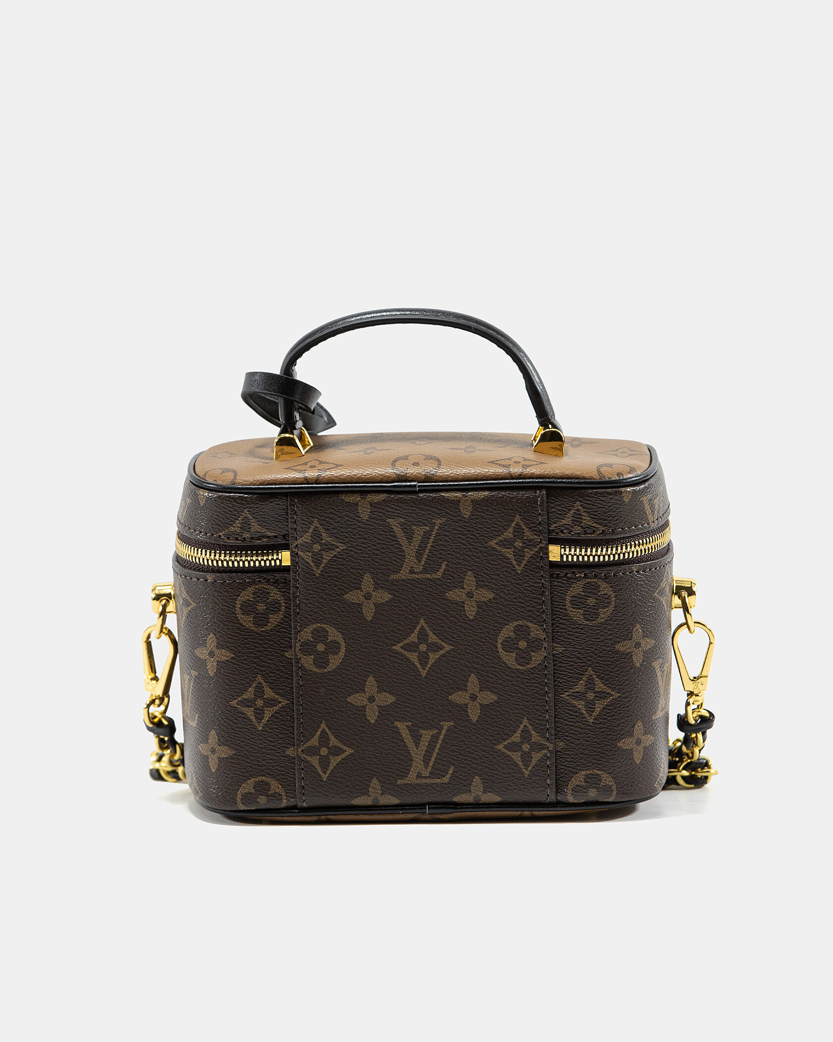 Louis Vuitton Vanity PM Bag Monogram Reverse Coated Canvas Calf - 7