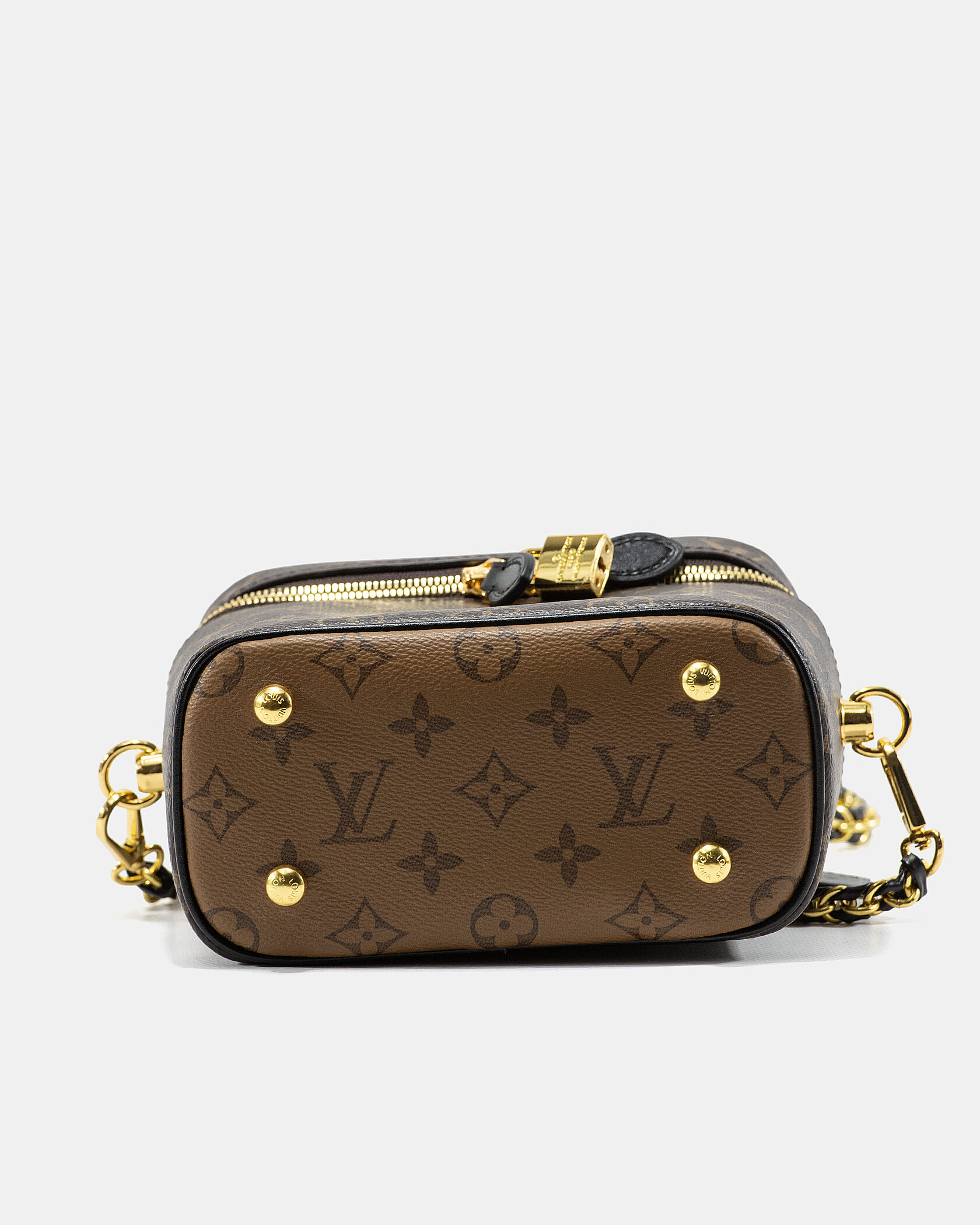 Louis Vuitton Vanity PM Bag Monogram Reverse Coated Canvas Calf - 8