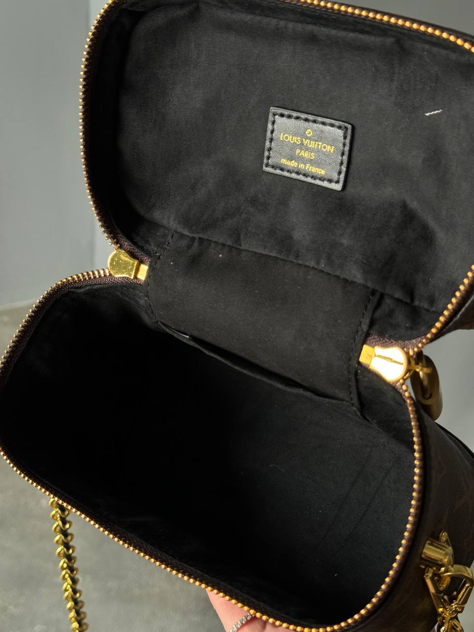 Louis Vuitton Vanity PM Bag Monogram Reverse Coated Canvas Calf - 4