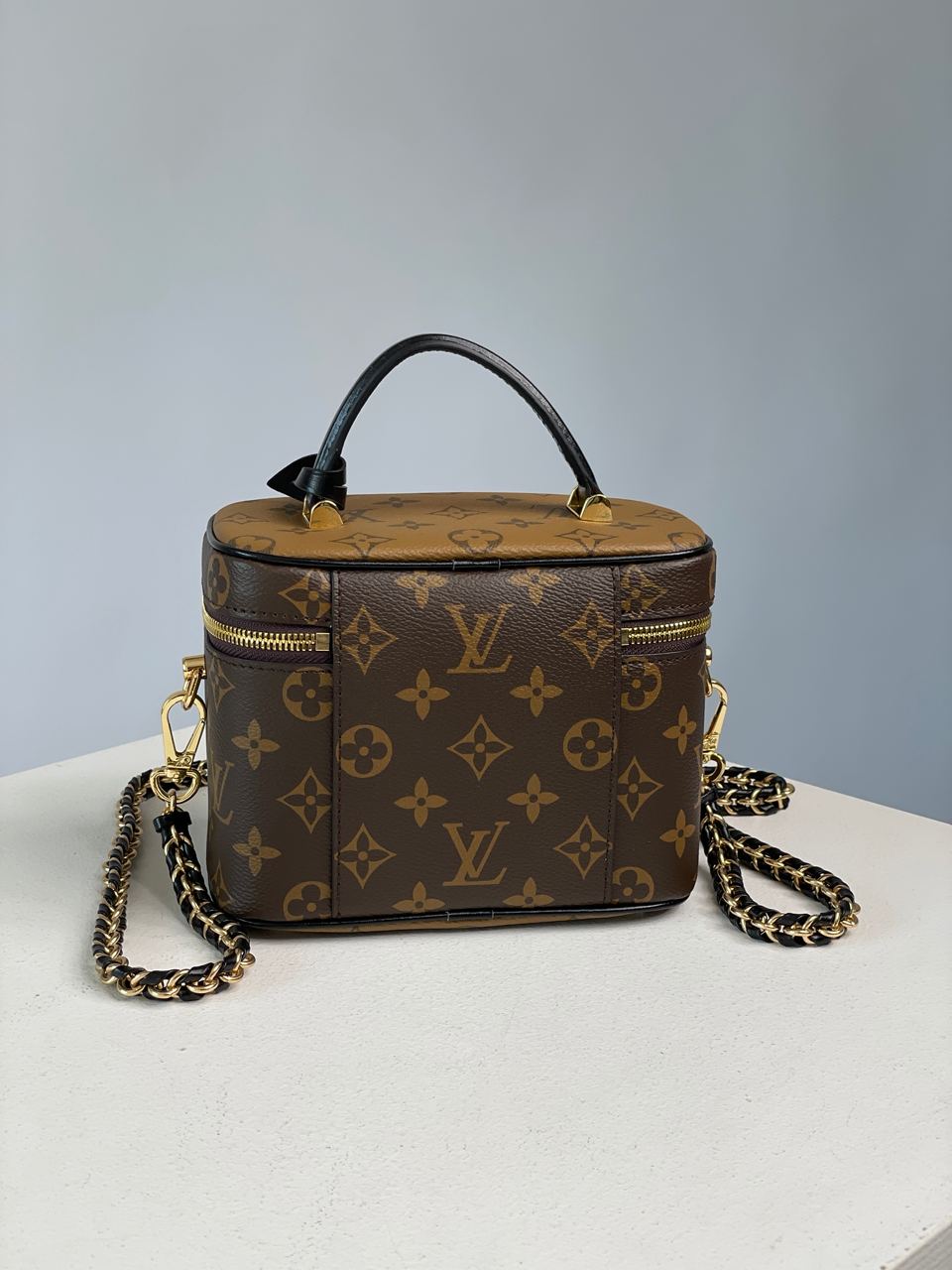 Louis Vuitton Vanity PM Bag Monogram Reverse Coated Canvas Calfskin leather - 18