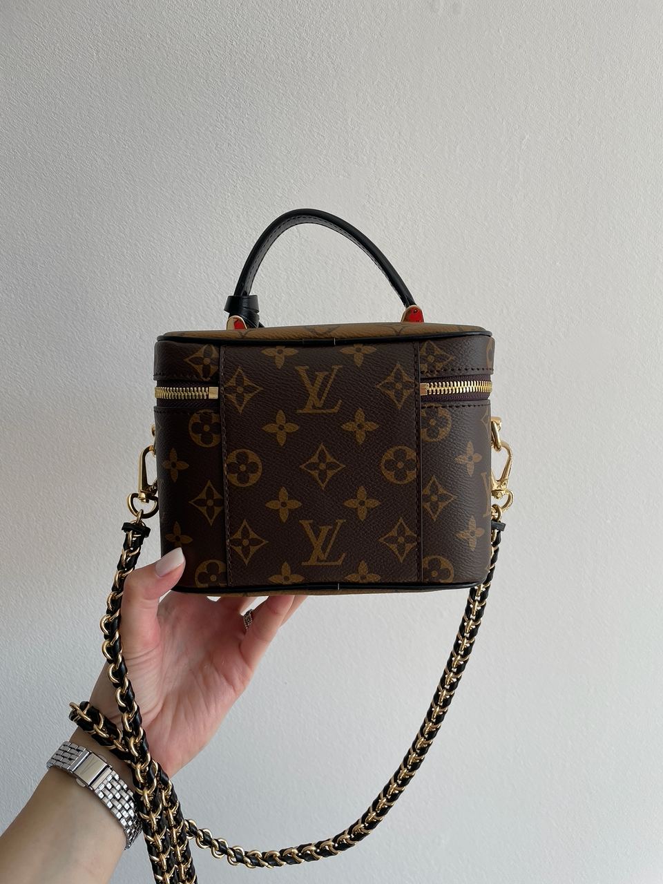 Louis Vuitton Vanity PM Bag Monogram Reverse Coated Canvas Calfskin leather - 20