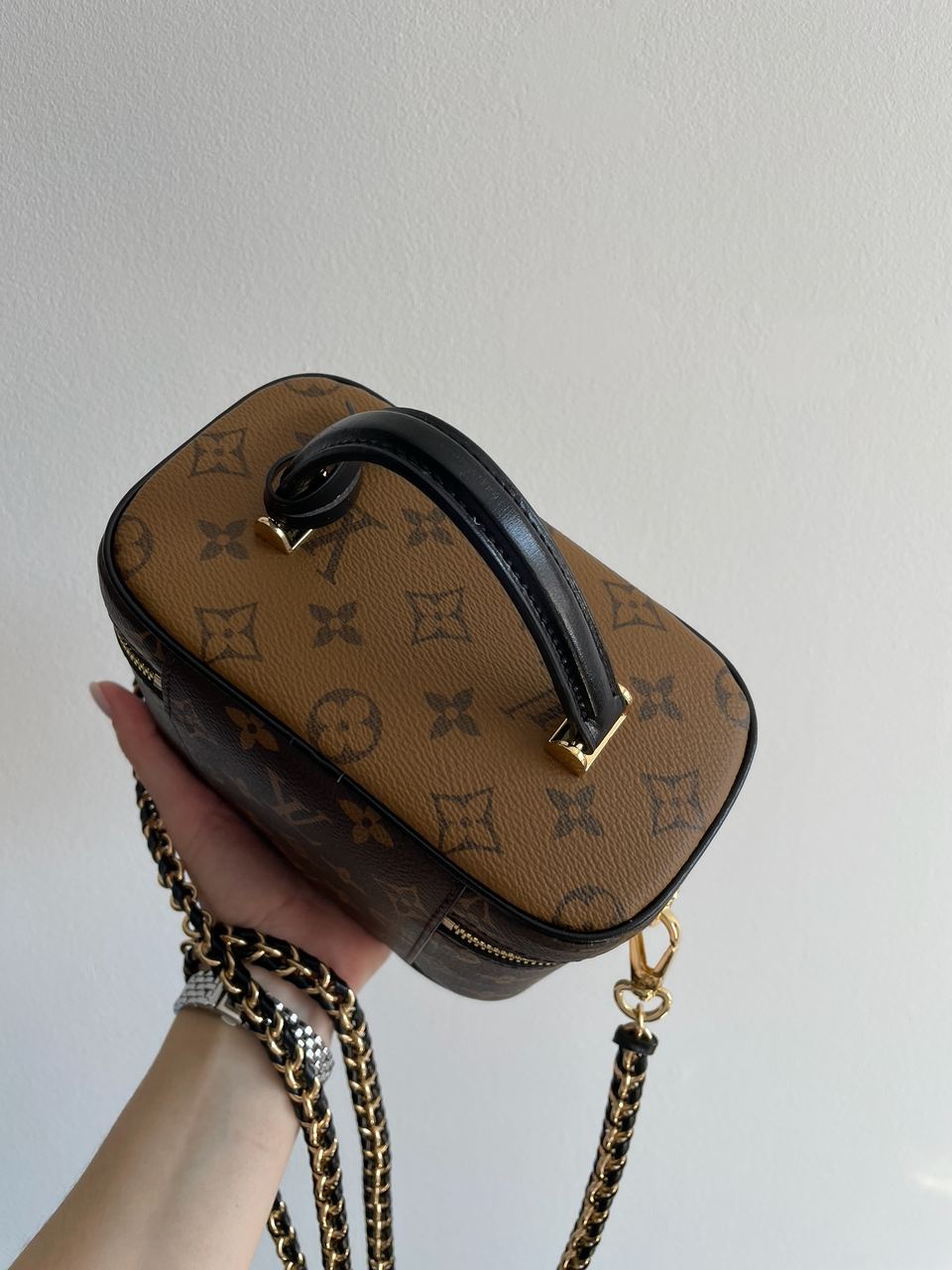 Louis Vuitton Vanity PM Bag Monogram Reverse Coated Canvas Calfskin leather - 21