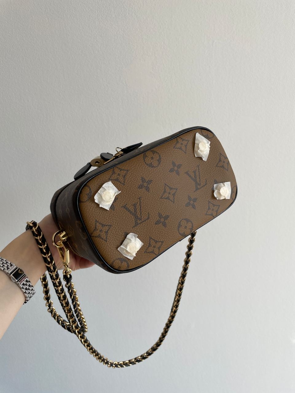 Louis Vuitton Vanity PM Bag Monogram Reverse Coated Canvas Calfskin leather - 25