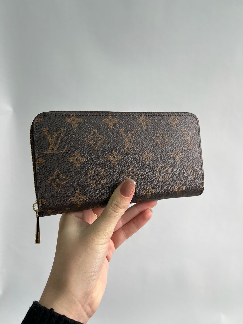 Louis Vuitton Zippy Vertical Wallet Brown Canvas - 8