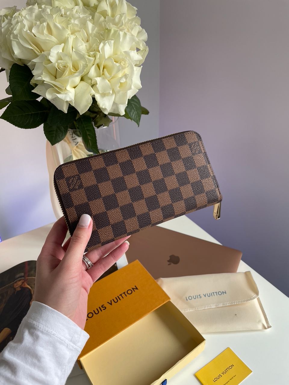 Louis Vuitton Zippy Wallet Damier Brown - 7