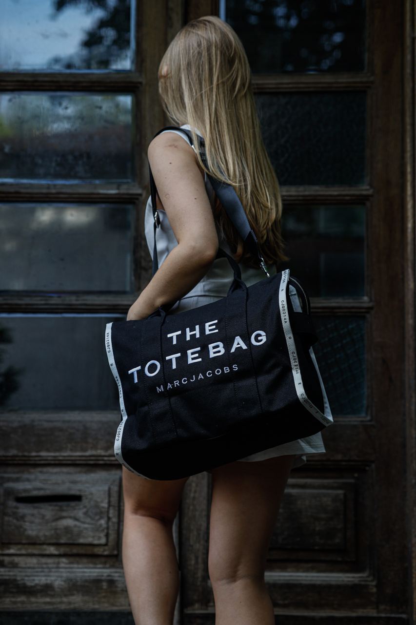 Marc Jacobs The Jacquard Large Tote Bag Black - 13