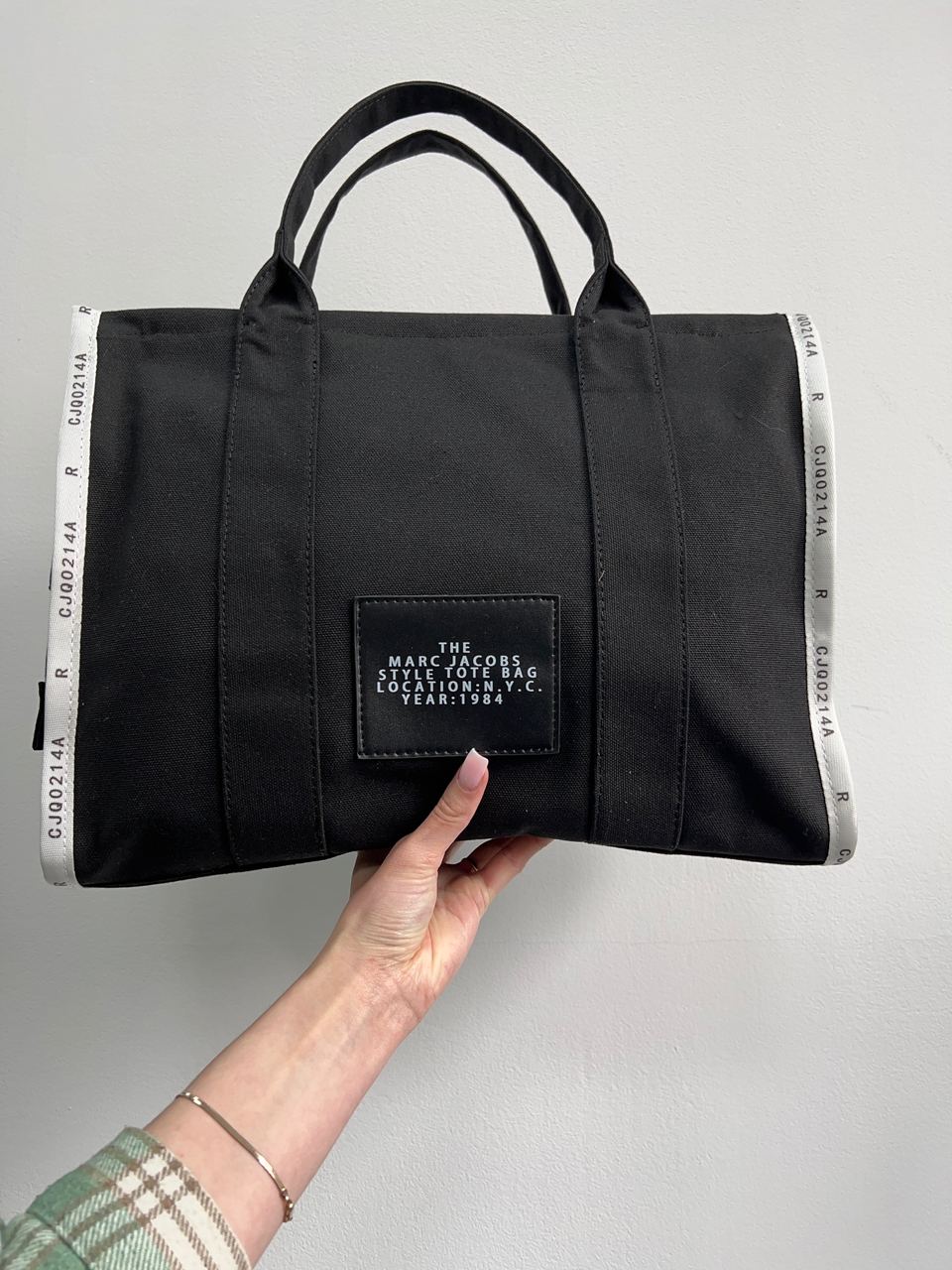 Marc Jacobs The Jacquard Large Tote Bag Black - 23