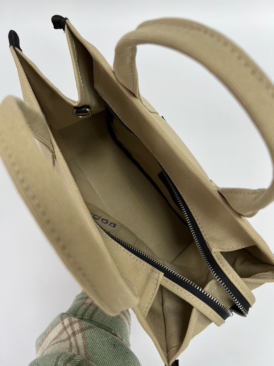 Marc Jacobs The Jacquard Medium Tote Bag Beige - 18