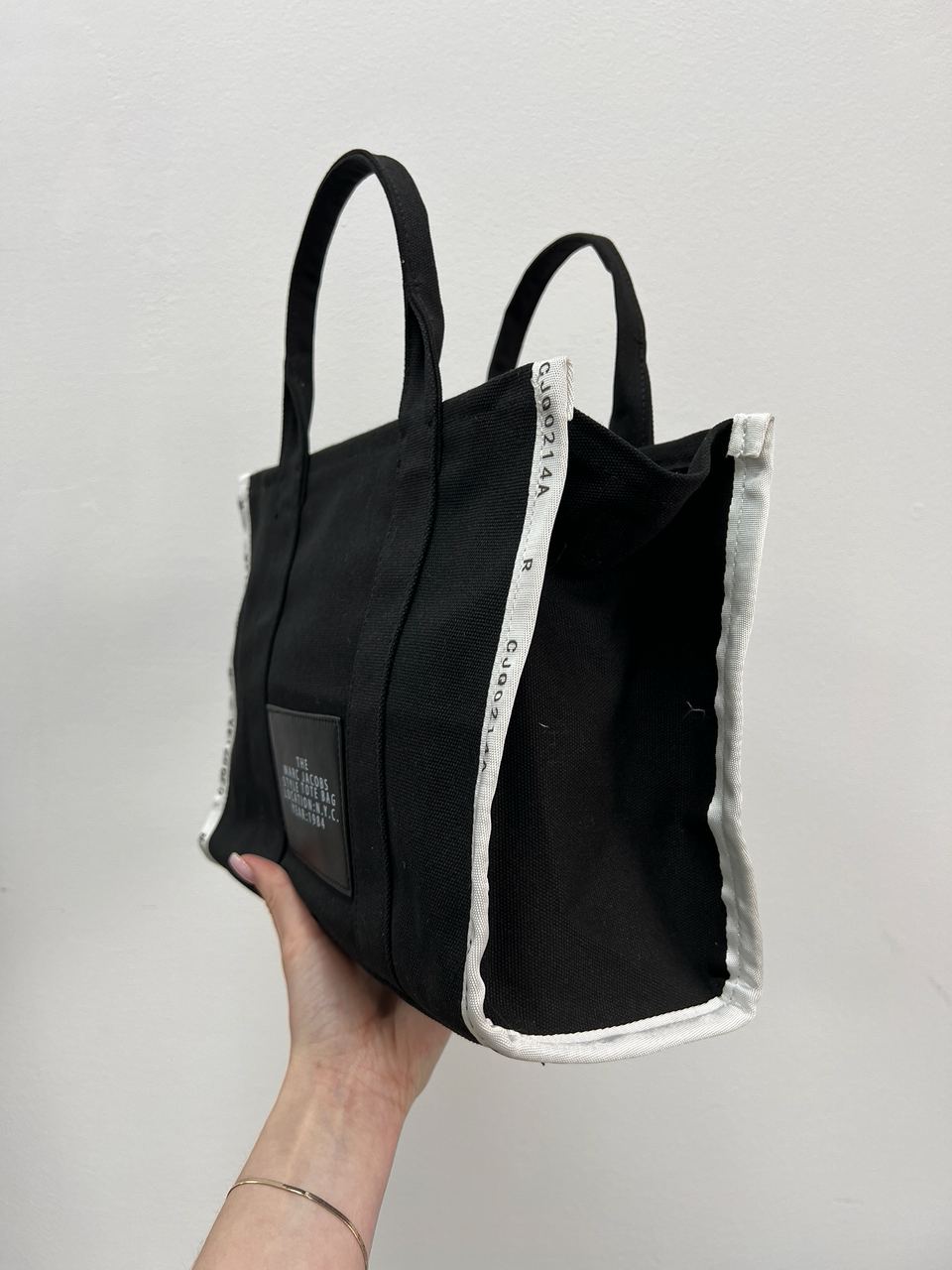 Marc Jacobs The Jacquard Medium Tote Bag Black - 11